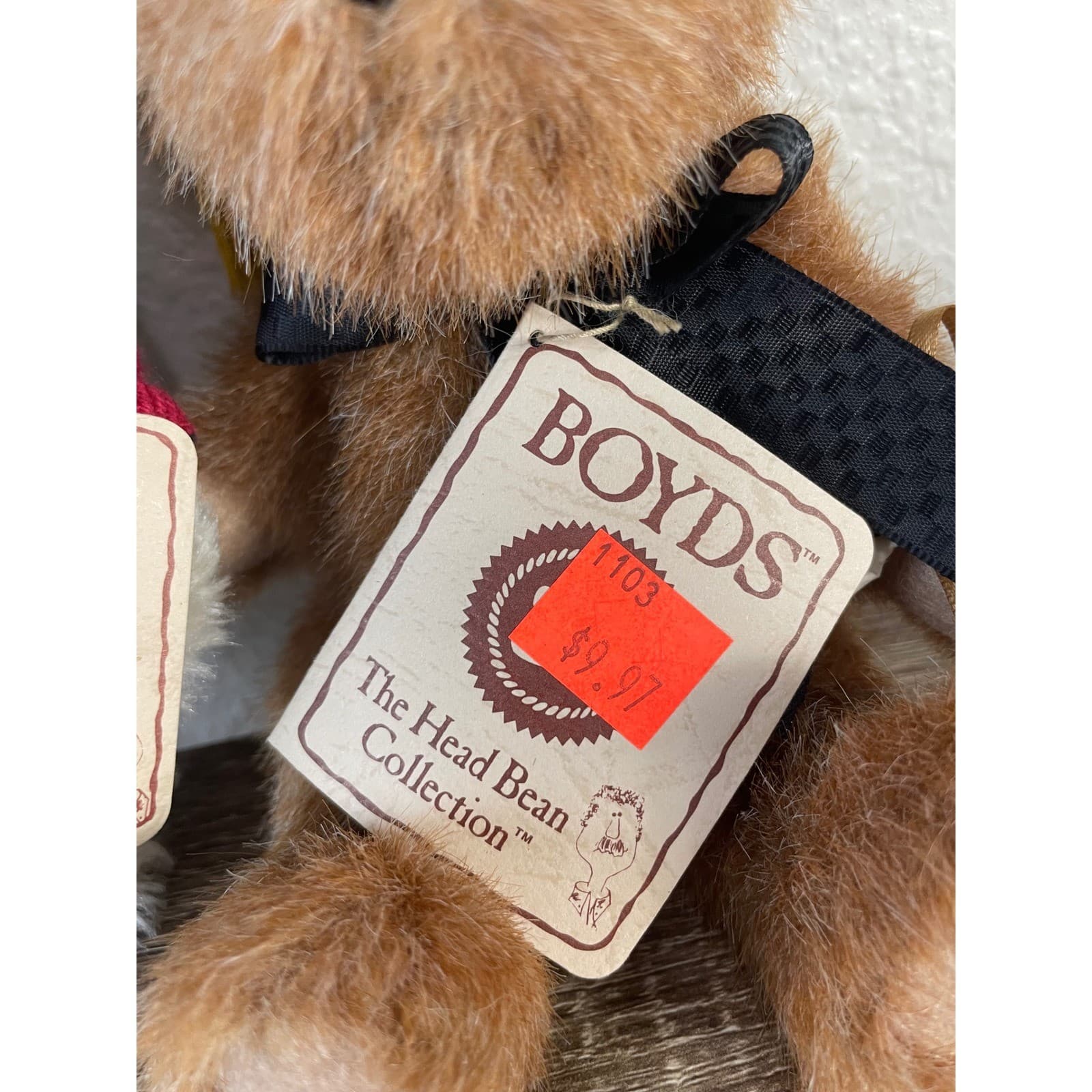 Boyds Bears Plush Lot 3 Bailey Friends Graduation Golf Winter Sweater Tagged - Thumbnail 8