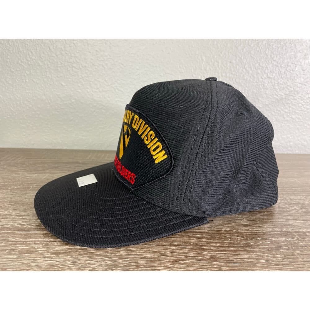 Vintage 1st Cavalry Division US Army Military Hat Cap Eagle Crest Collectible - Thumbnail 5