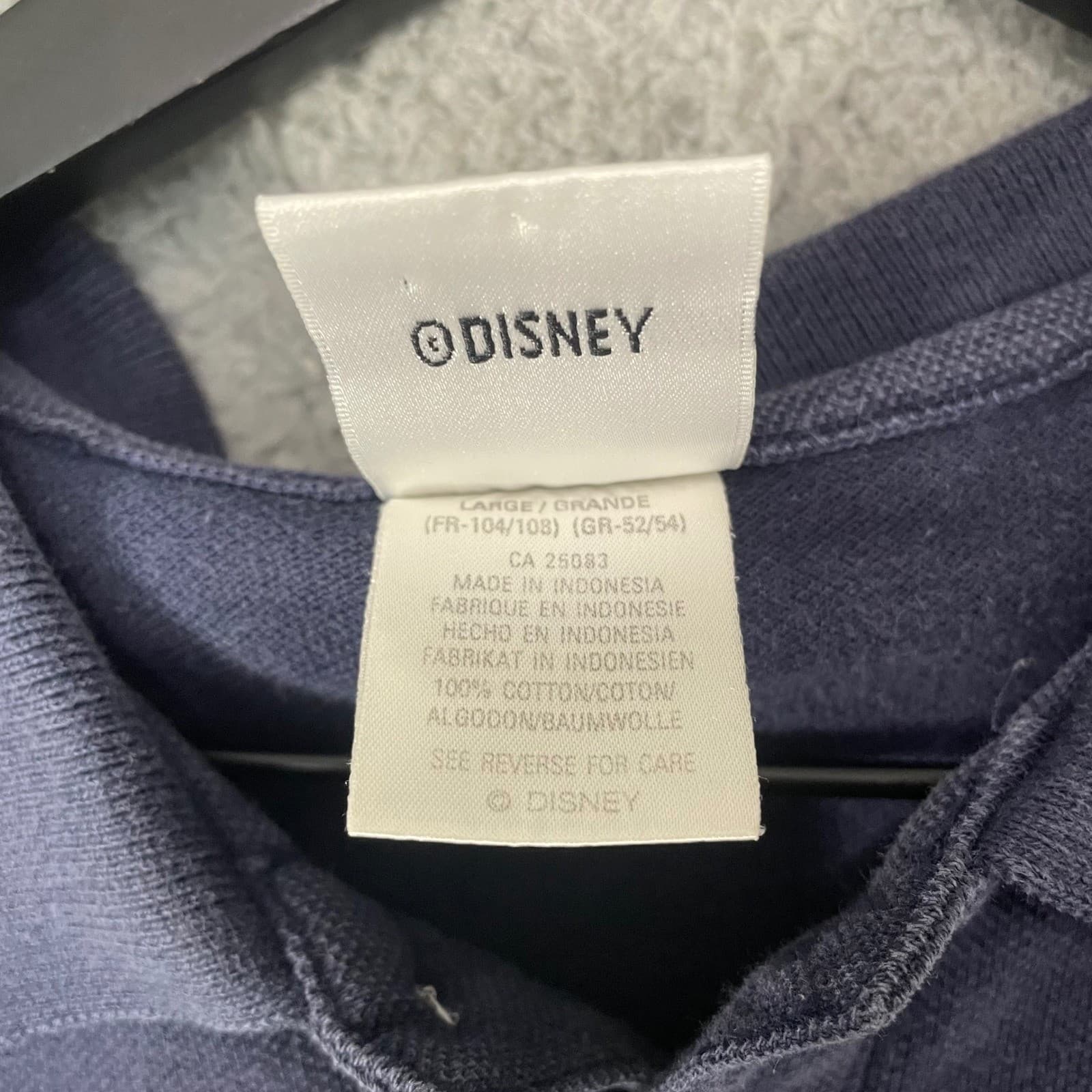 The Disney Store Vintage Tigger Polo Shirt Mens L Navy Blue Embroidered Pooh 90s - Thumbnail 4