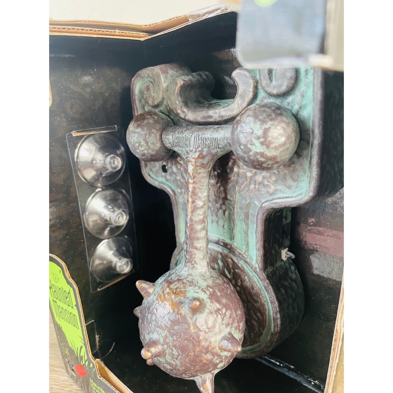Disney Parks Haunted Mansion Door Knocker Lights Sound Motion Halloween Decor - Thumbnail 7