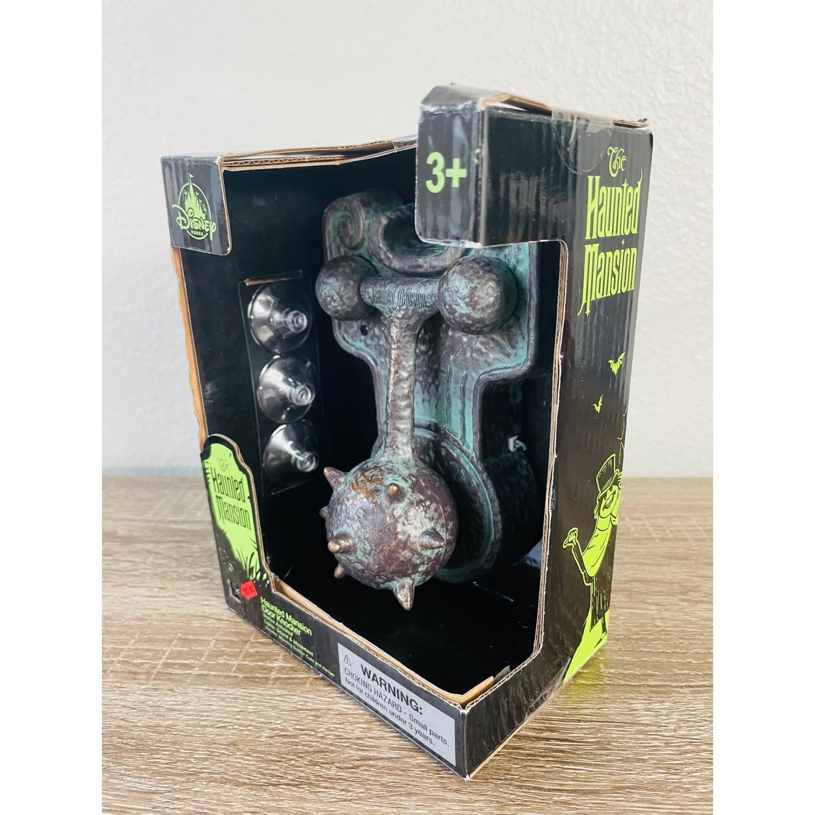 Disney Parks Haunted Mansion Door Knocker Lights Sound Motion Halloween Decor - Thumbnail 2