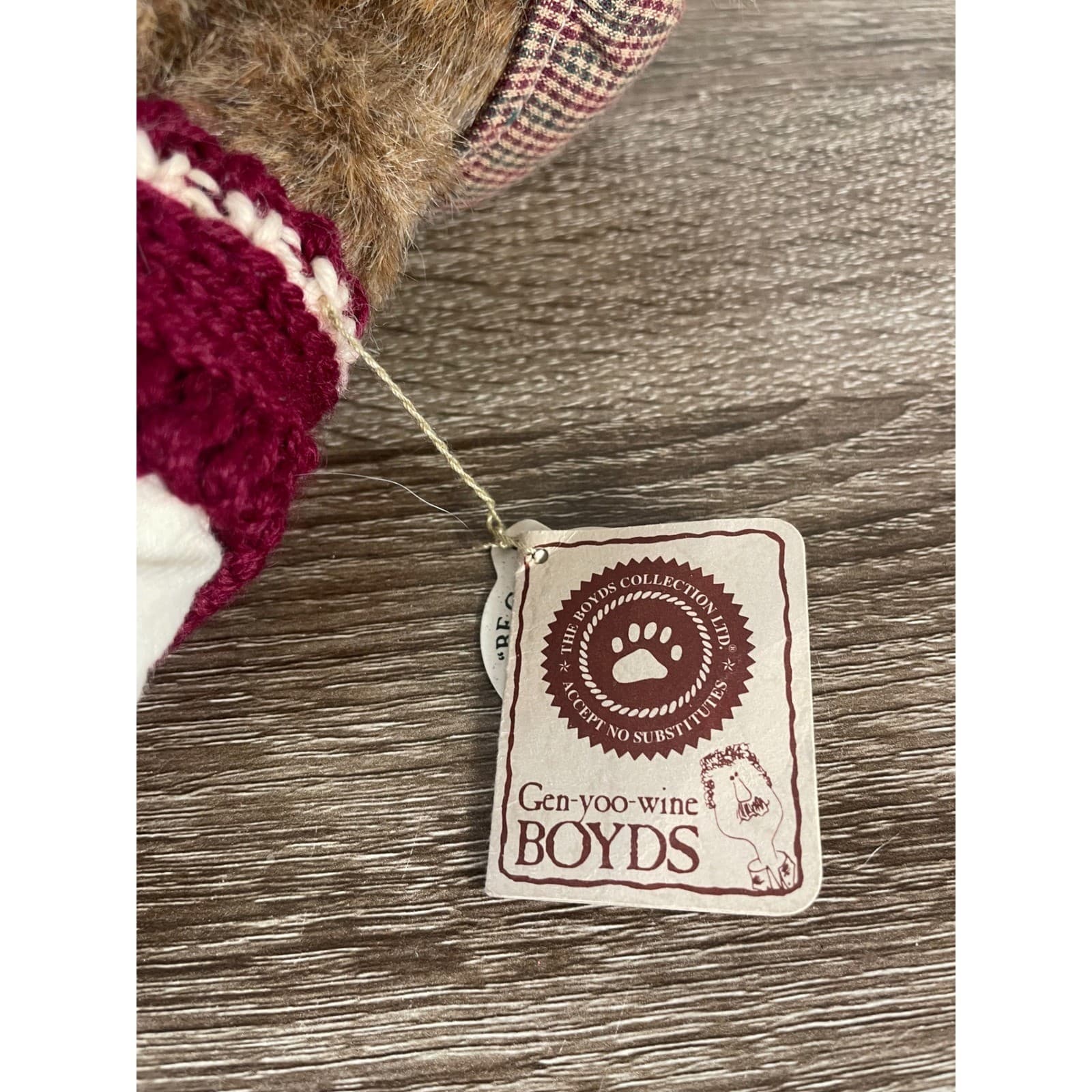 Boyds Bears Plush Lot 3 Bailey Friends Graduation Golf Winter Sweater Tagged - Thumbnail 6
