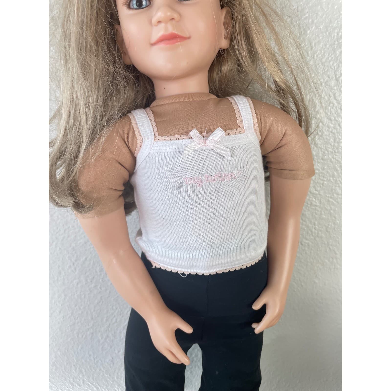 My Twinn 23 Doll Posable Realistic Girl Blonde Blue Eyes Outfit 2009 - Thumbnail 9