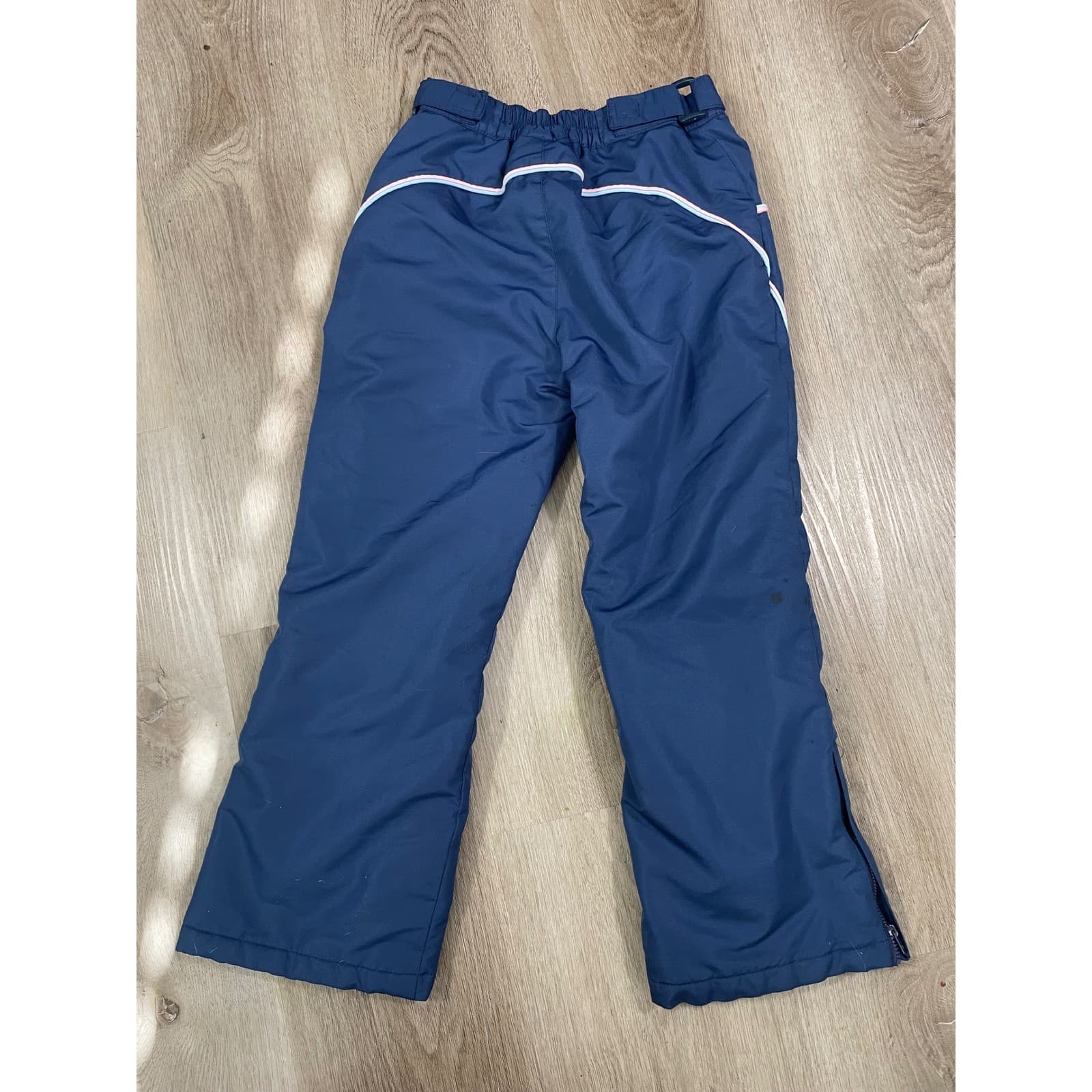 Protection System Lined Snow Pants Girls 6 Navy Blue Insulated Ski Snowboard - Thumbnail 7