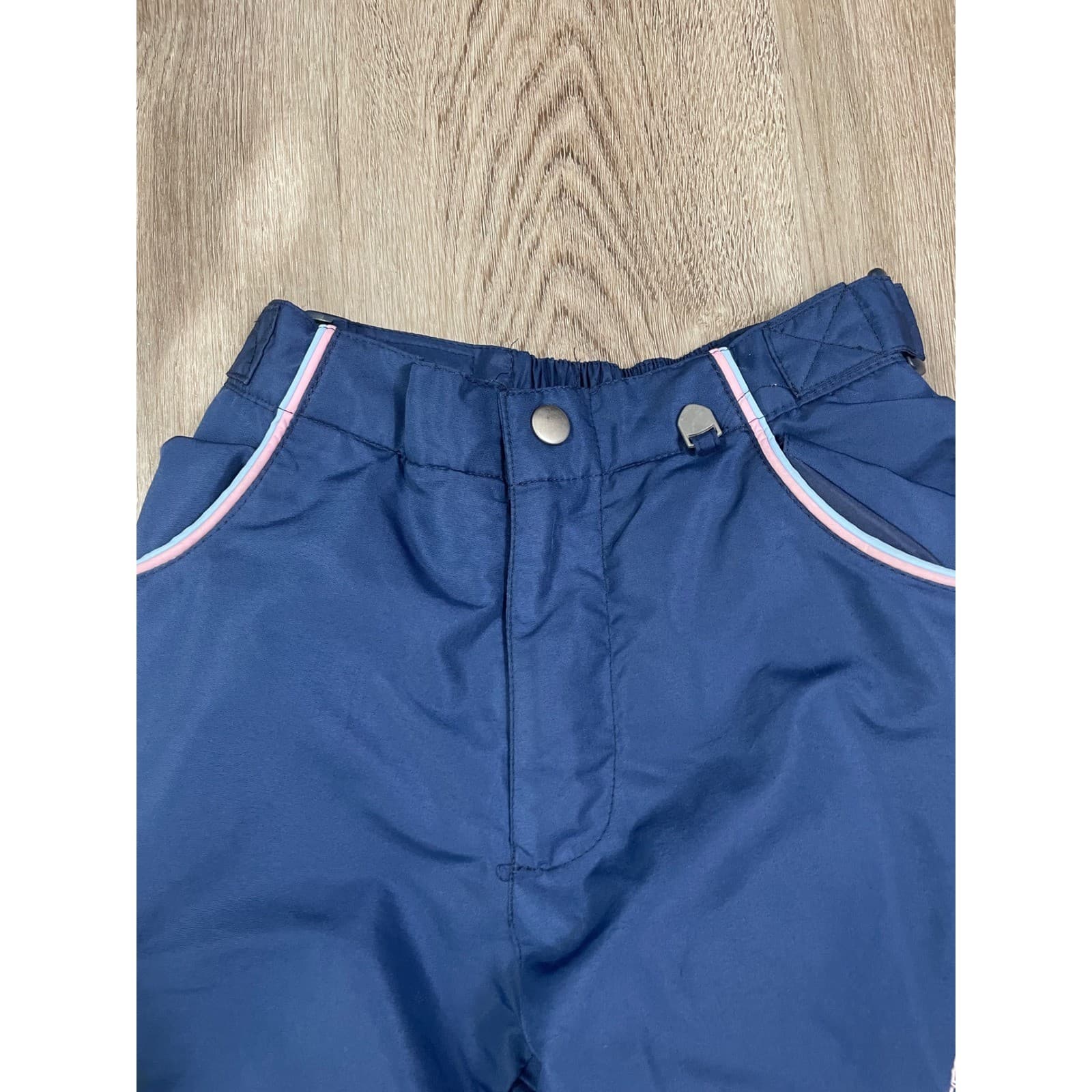 Protection System Lined Snow Pants Girls 6 Navy Blue Insulated Ski Snowboard - Thumbnail 10