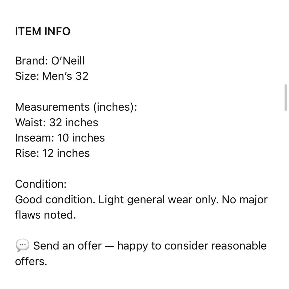 O'Neill Hyperfreak Boardshorts Men's Size 32 Stretch Surf Swim Chevron Beach - Thumbnail 2
