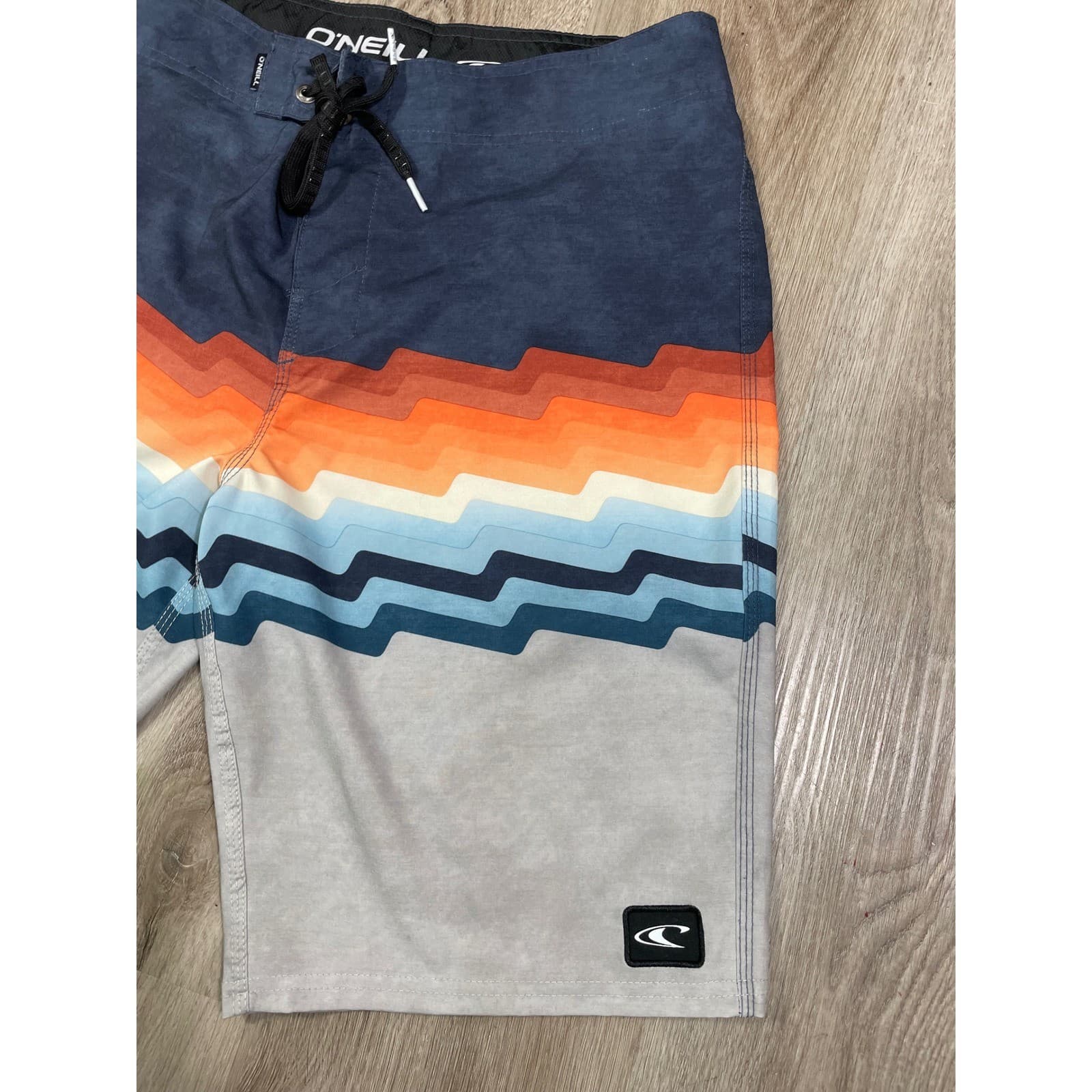 O'Neill Hyperfreak Boardshorts Men's Size 32 Stretch Surf Swim Chevron Beach - Thumbnail 7