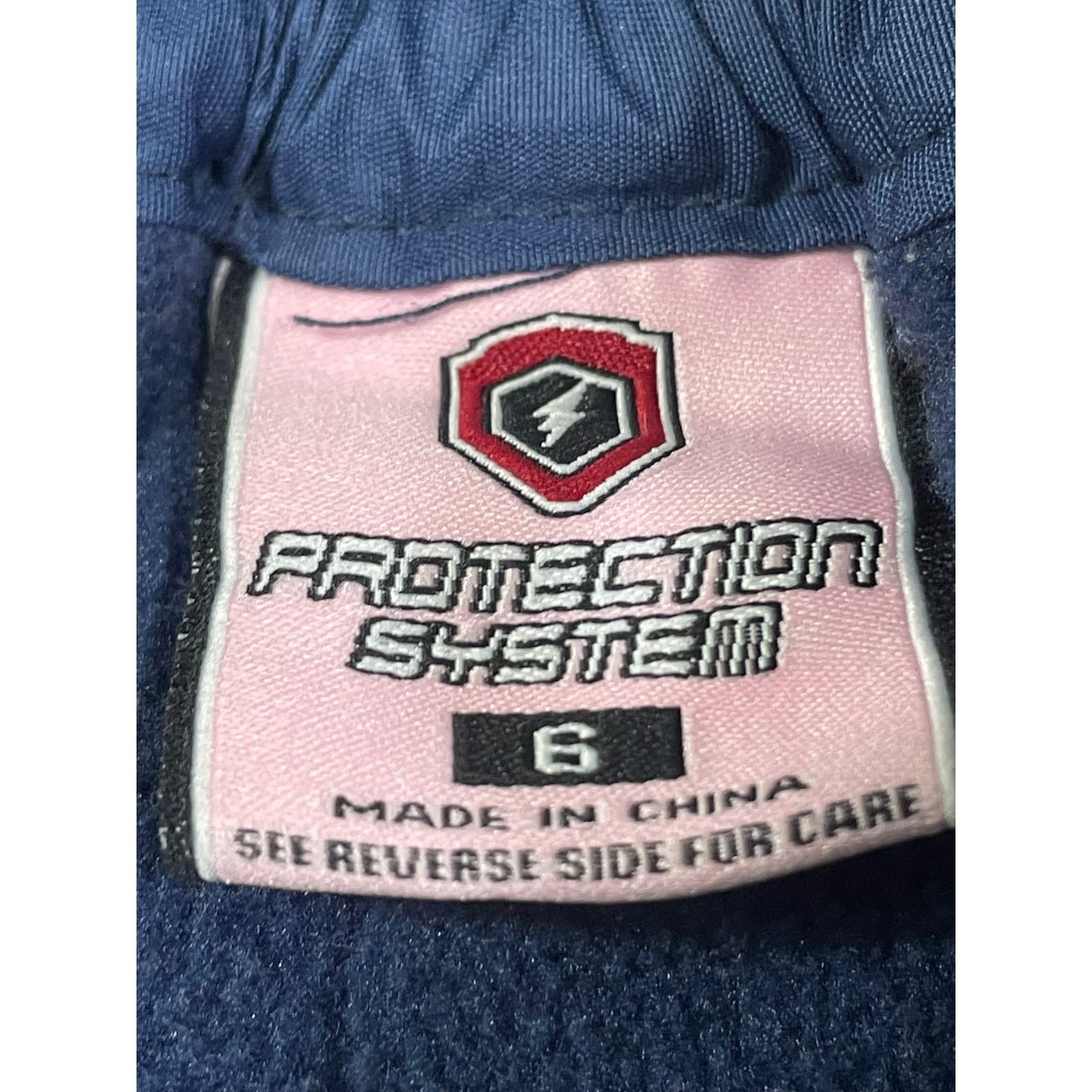 Protection System Lined Snow Pants Girls 6 Navy Blue Insulated Ski Snowboard - Thumbnail 4