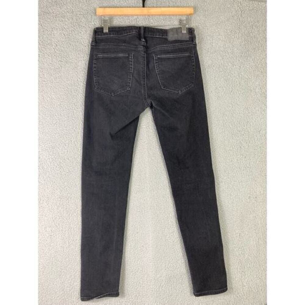 American Eagle Airflex Skinny Jeans Mens 29 X 32 Black Stretch Denim Flex Pocket - Thumbnail 6