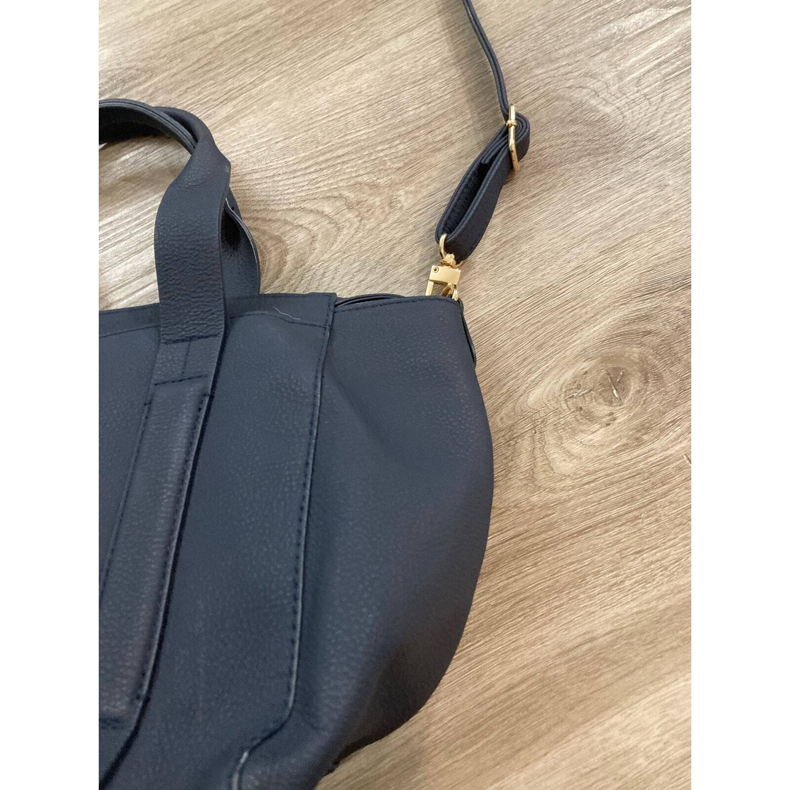 A New Day Bag Womens Navy Blue Messenger Satchel Crossbody Purse Target Handbag - Thumbnail 6