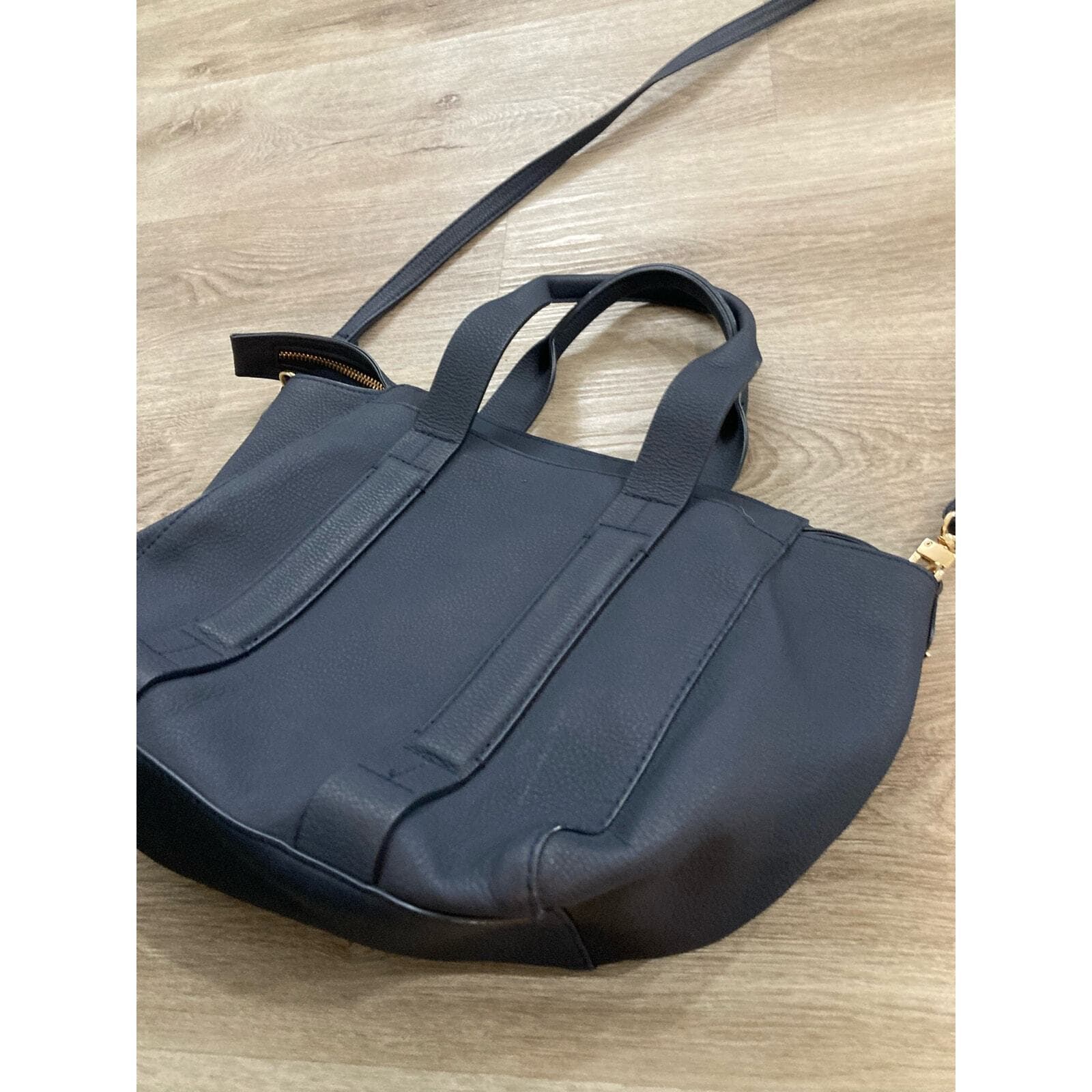 A New Day Bag Womens Navy Blue Messenger Satchel Crossbody Purse Target Handbag - Thumbnail 2