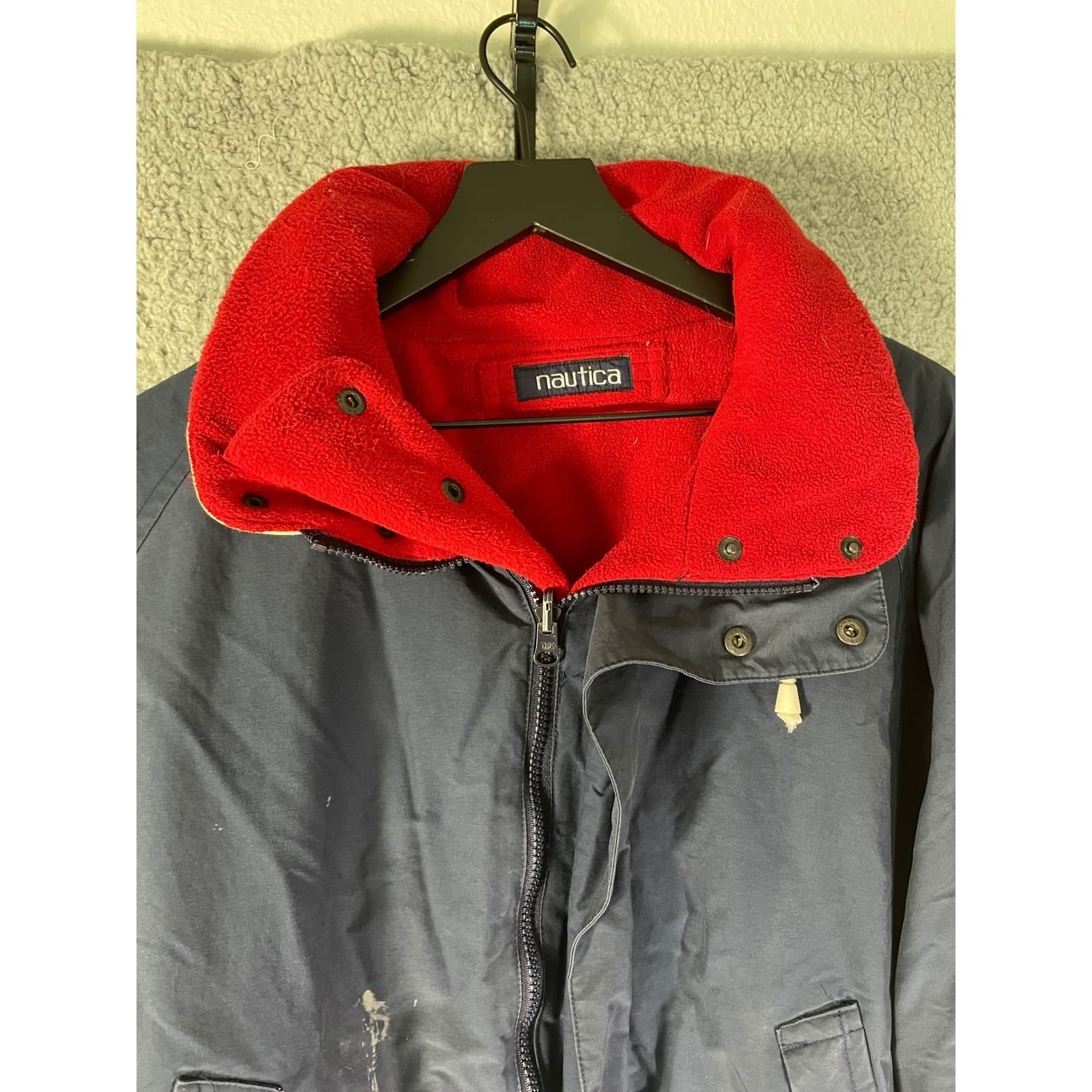 Vintage Nautica Blue Water Challenge Jacket Mens M Spell Out Sailing - Thumbnail 9