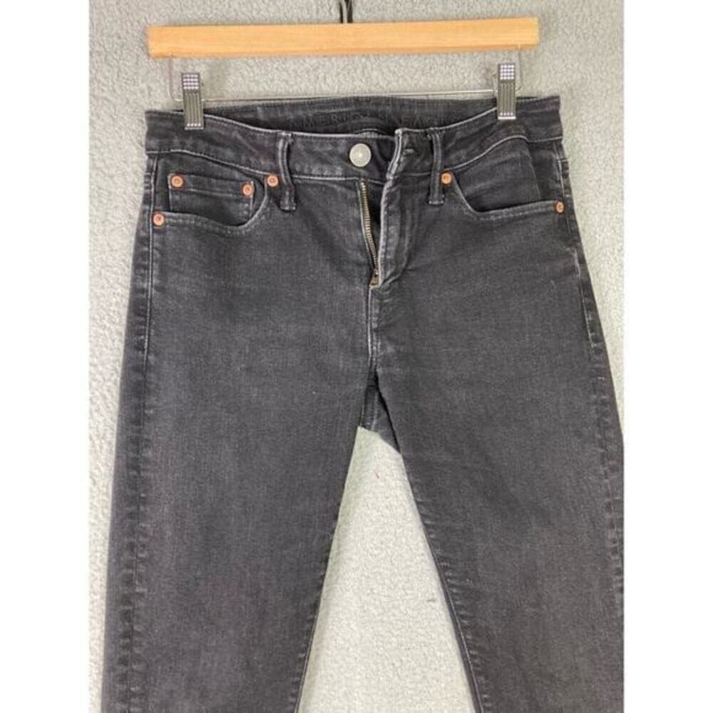 American Eagle Airflex Skinny Jeans Mens 29 X 32 Black Stretch Denim Flex Pocket - Thumbnail 7