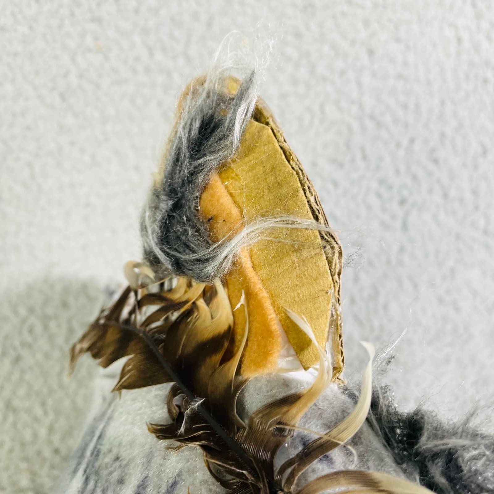 Wolf Therian Mask Costume Faux Fur Animal Headdress Cosplay Halloween Headpiece - Thumbnail 11