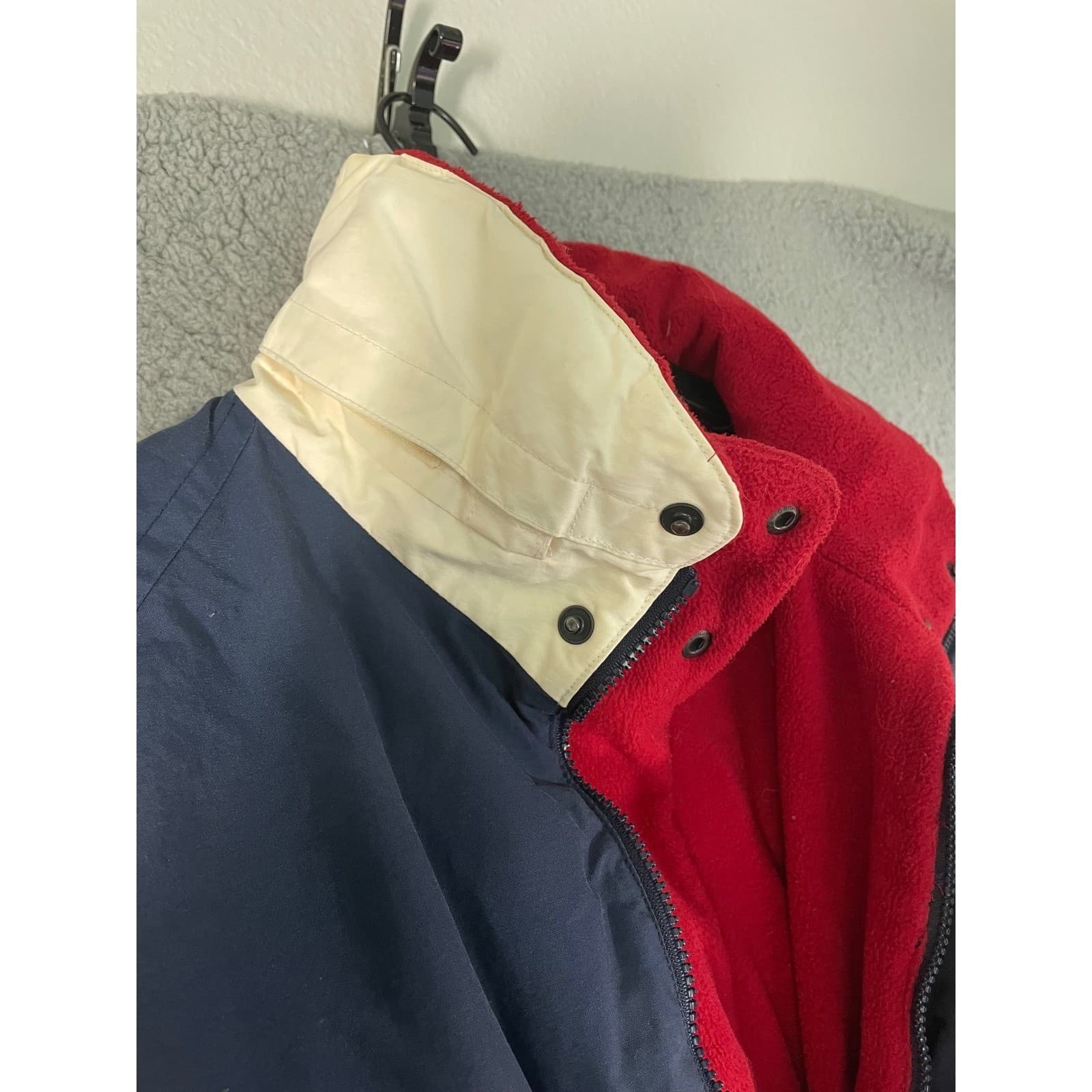 Vintage Nautica Blue Water Challenge Jacket Mens M Spell Out Sailing - Thumbnail 14