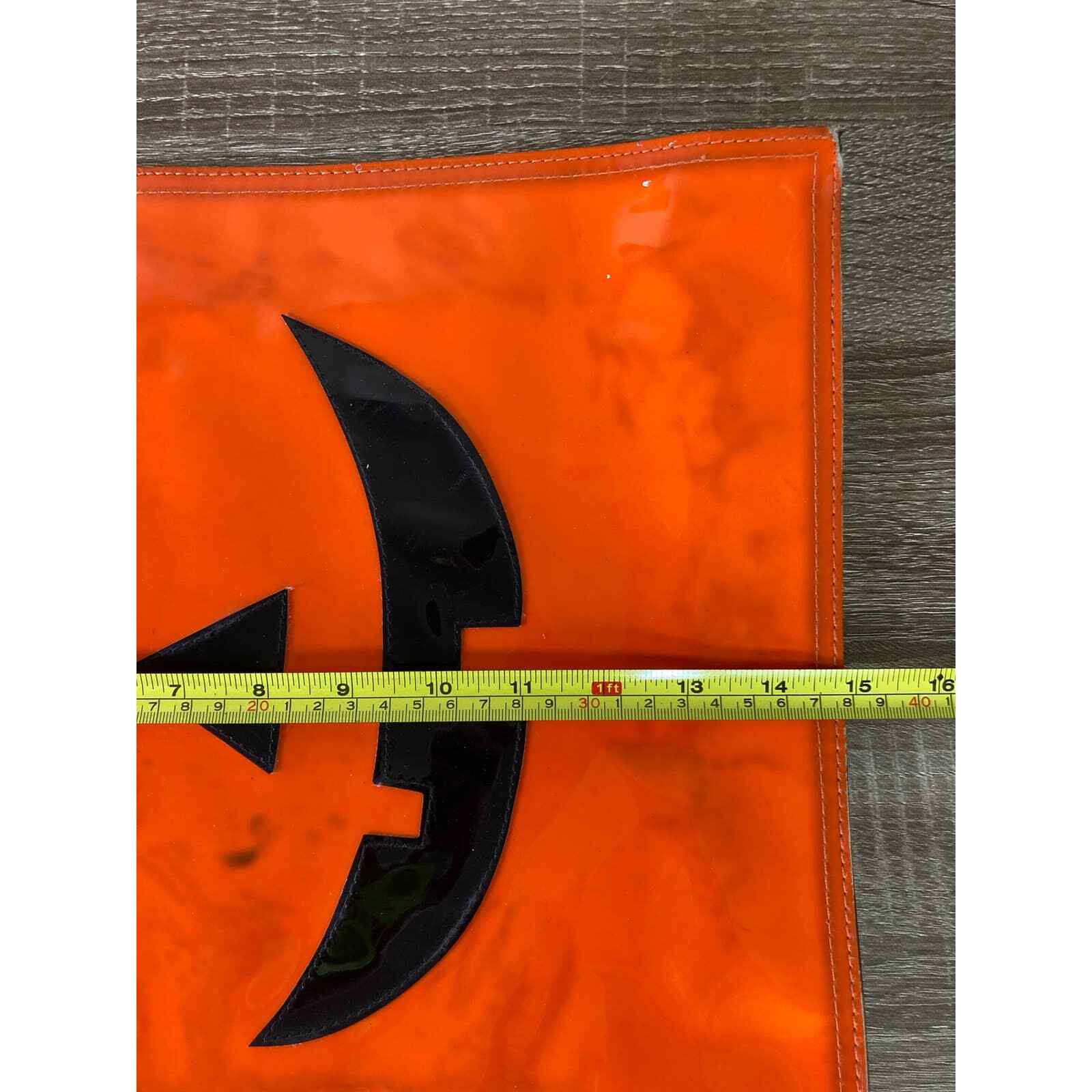 Pumpkin Halloween Latex Bag Tote Jack O Lantern Carry Travel Face Treat - Thumbnail 9