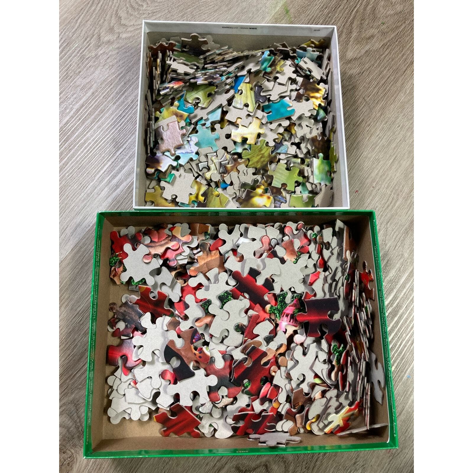 Puzzle Set of 2 300 Piece Christmas & Sea Turtle Jigsaw Puzzle Bundle Pug-Mas - Thumbnail 8