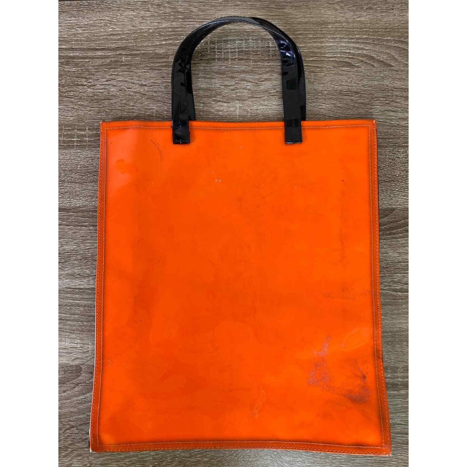 Pumpkin Halloween Latex Bag Tote Jack O Lantern Carry Travel Face Treat - Thumbnail 5