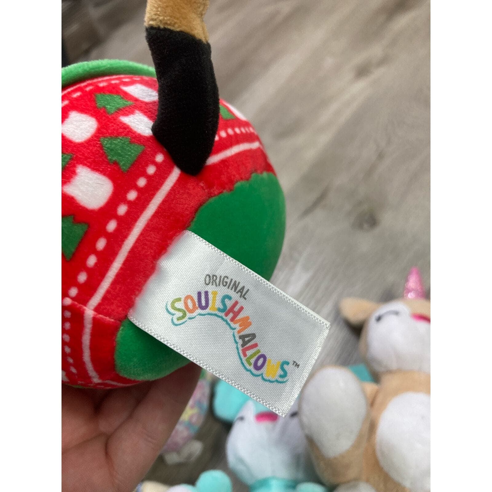 Plush Toy Lot Squishmallow Cam Cat Holiday Christmas Unicorn Teddy Bear Keychain - Thumbnail 6