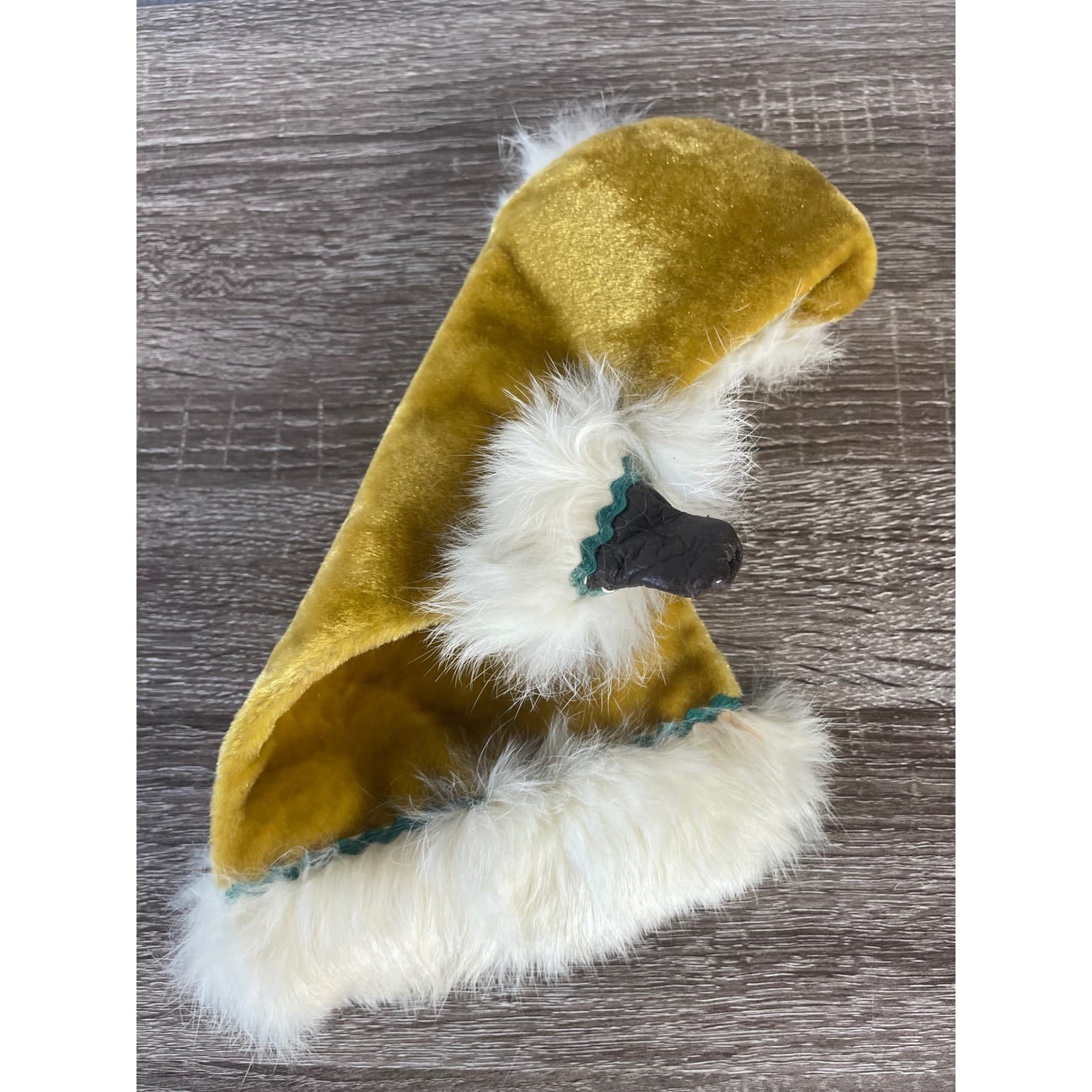 Vintage Alaska Hand Puppet Fur Trim Leather Face Souvenir Doll - Thumbnail 6