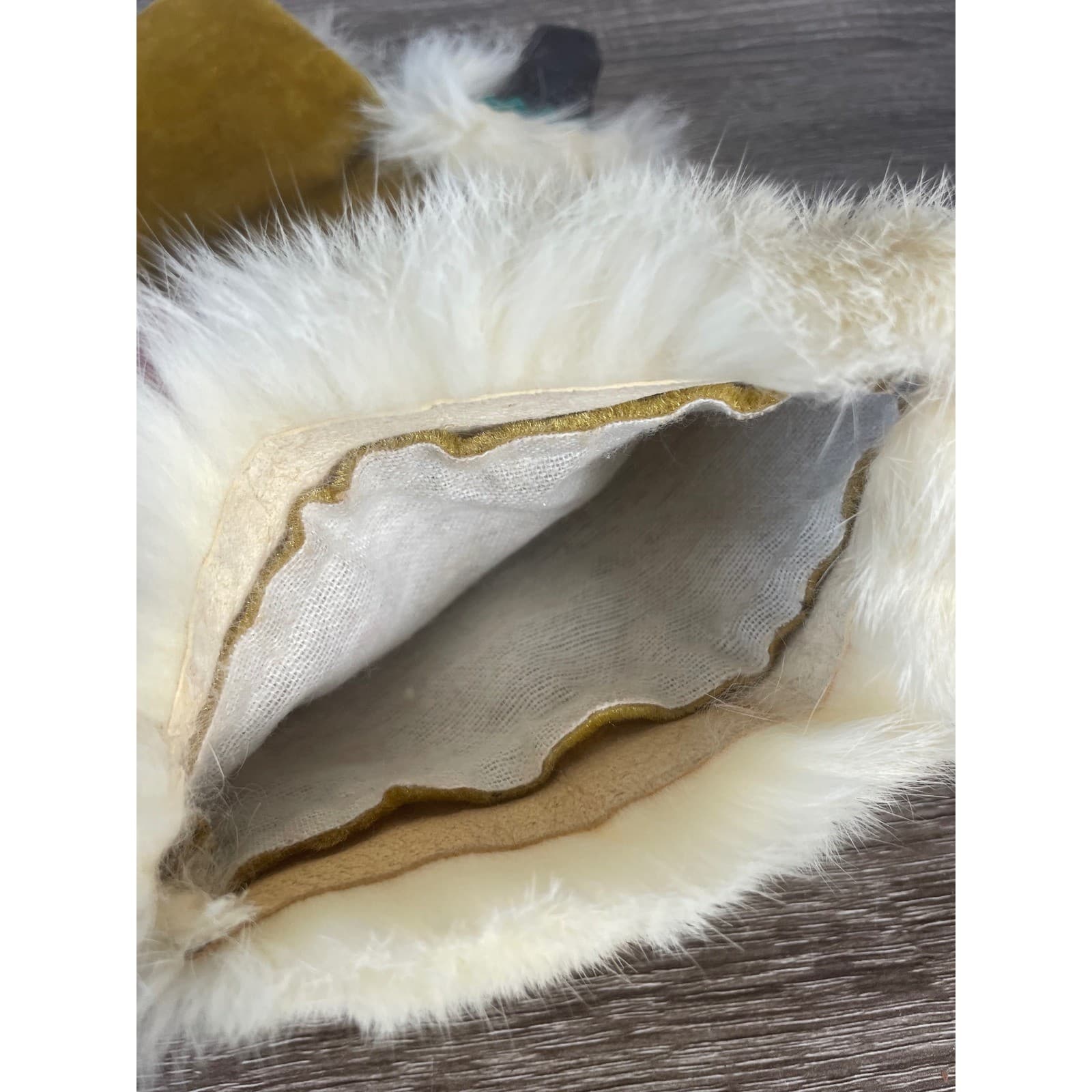 Vintage Alaska Hand Puppet Fur Trim Leather Face Souvenir Doll - Thumbnail 9