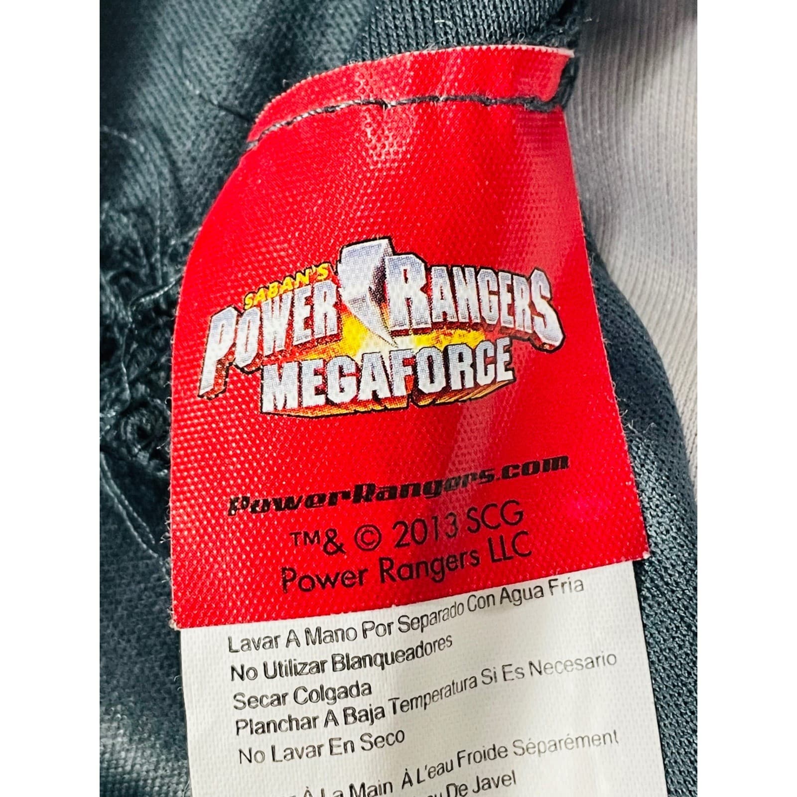 Power Rangers Megaforce Costume Gray Gold Child Size M (7-8) Disguise - Thumbnail 8