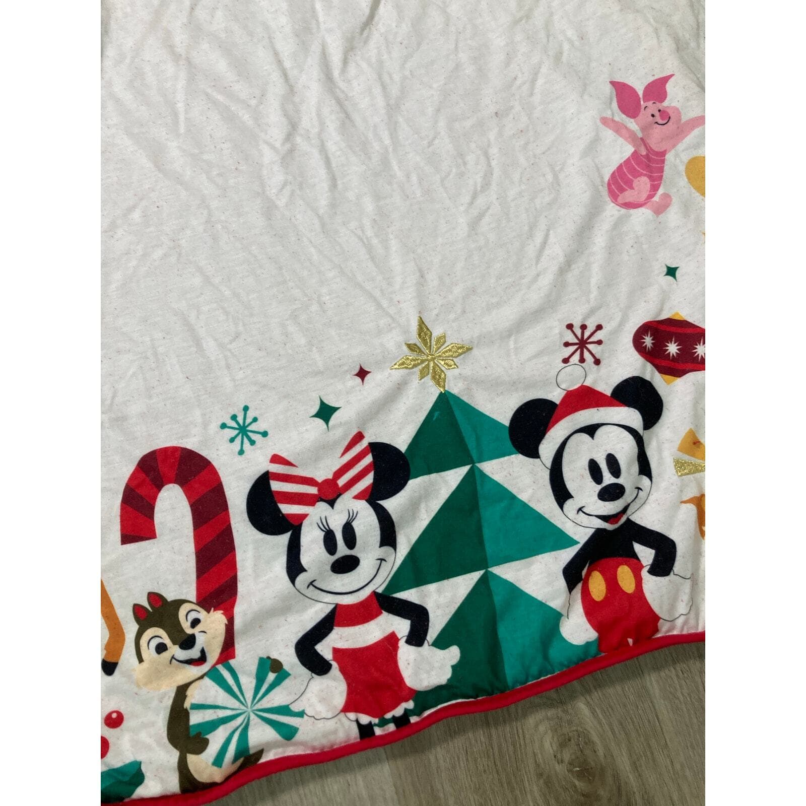 Disney Mickey & Friends My 1st Christmas Baby Crib Play Floor Blanket Multicolor - Thumbnail 5