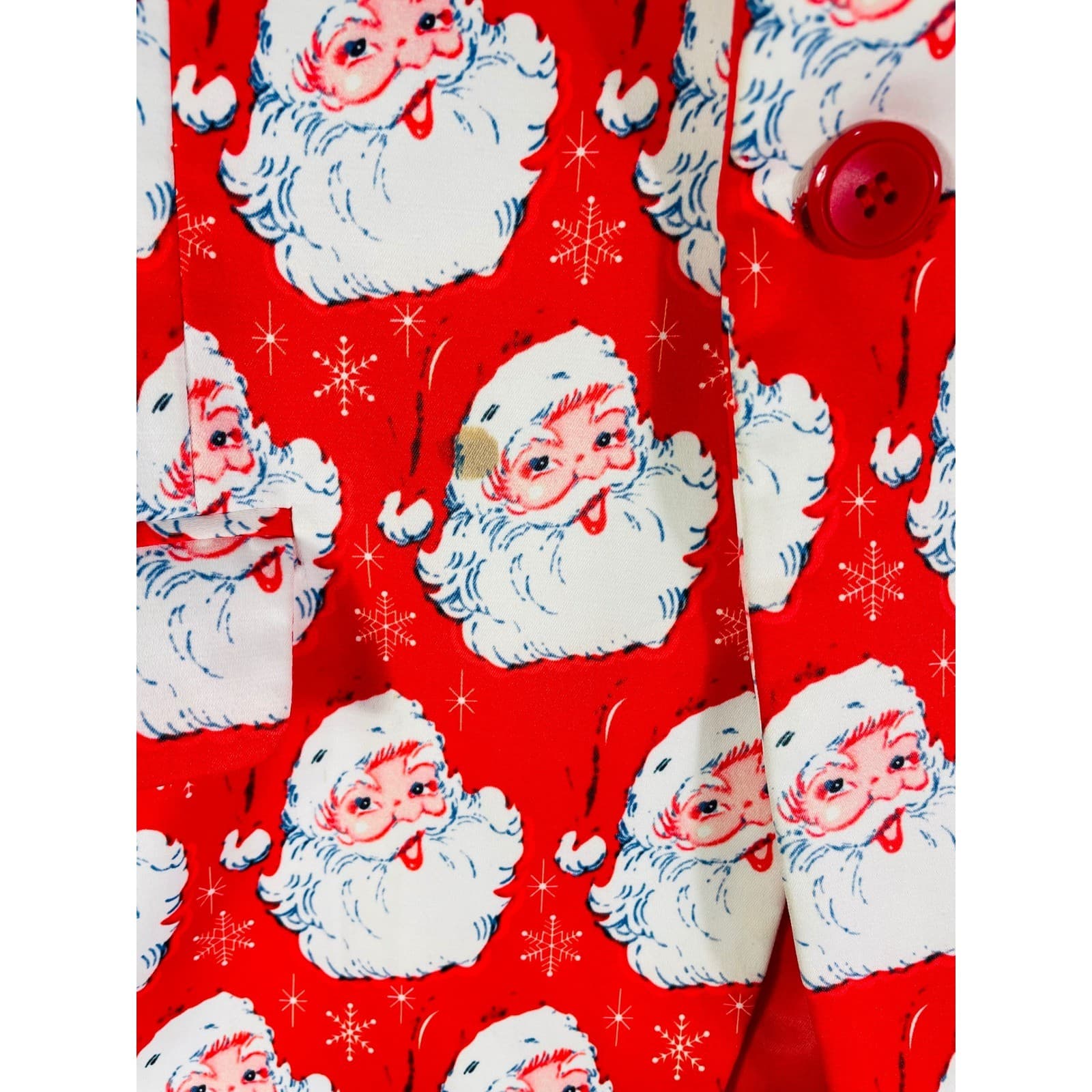 Santa Suit Jacket Suslo Couture Christmas Blazer Men's S/38 Slim Fit Holiday - Thumbnail 9