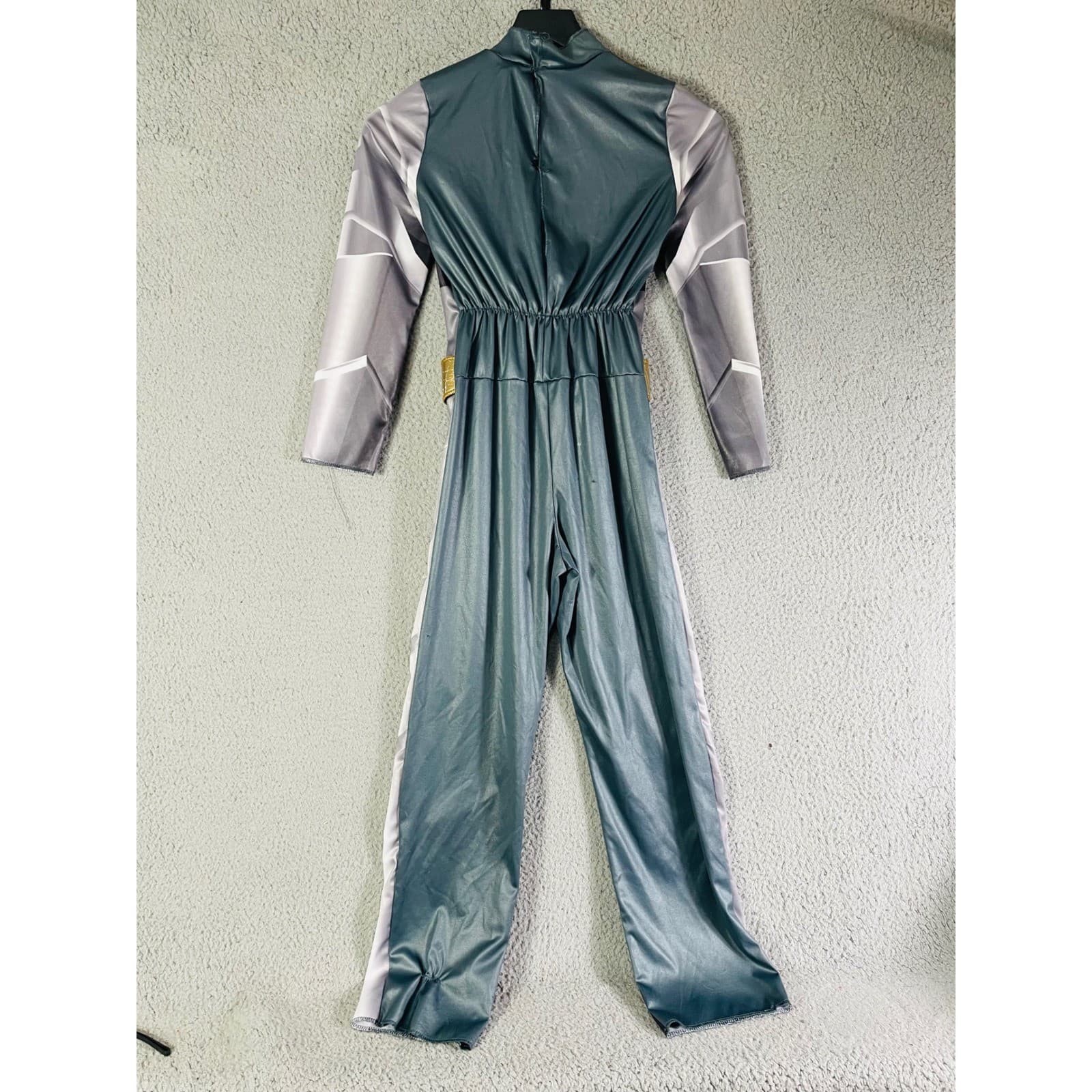 Power Rangers Megaforce Costume Gray Gold Child Size M (7-8) Disguise - Thumbnail 7