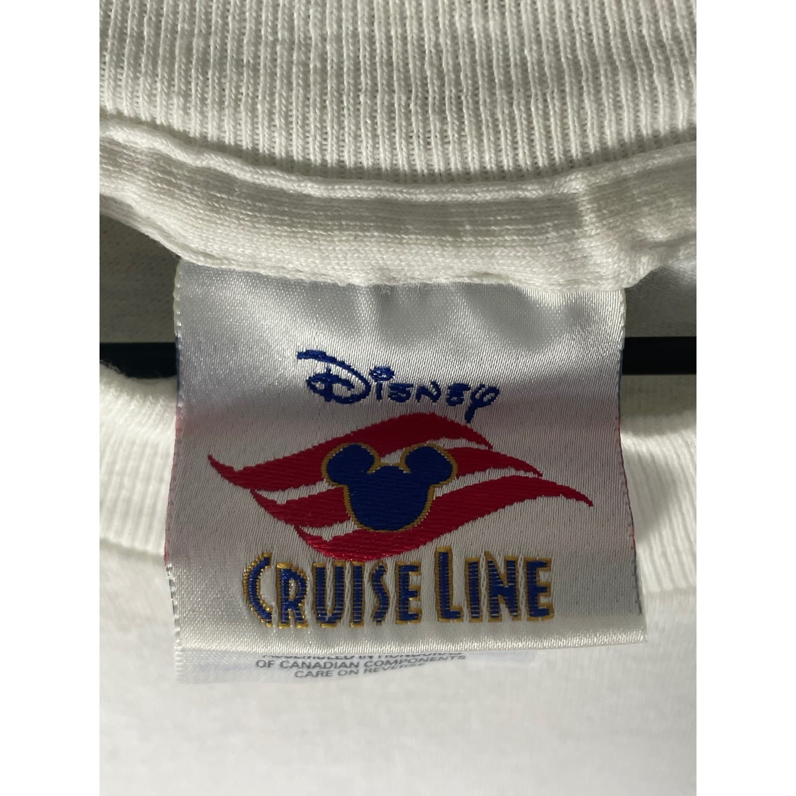 Disney Cruise Line Castaway Cay Bahamas Island Time White T-Shirt XXL Vintage - Thumbnail 5