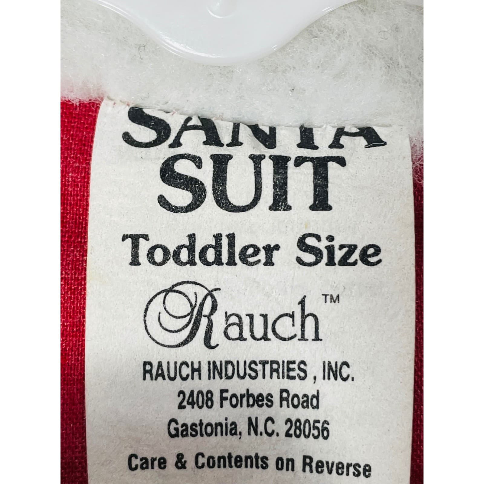 Toddler Santa Suit Jacket Vintage 90s Red White Holiday Christmas Costume - Thumbnail 8