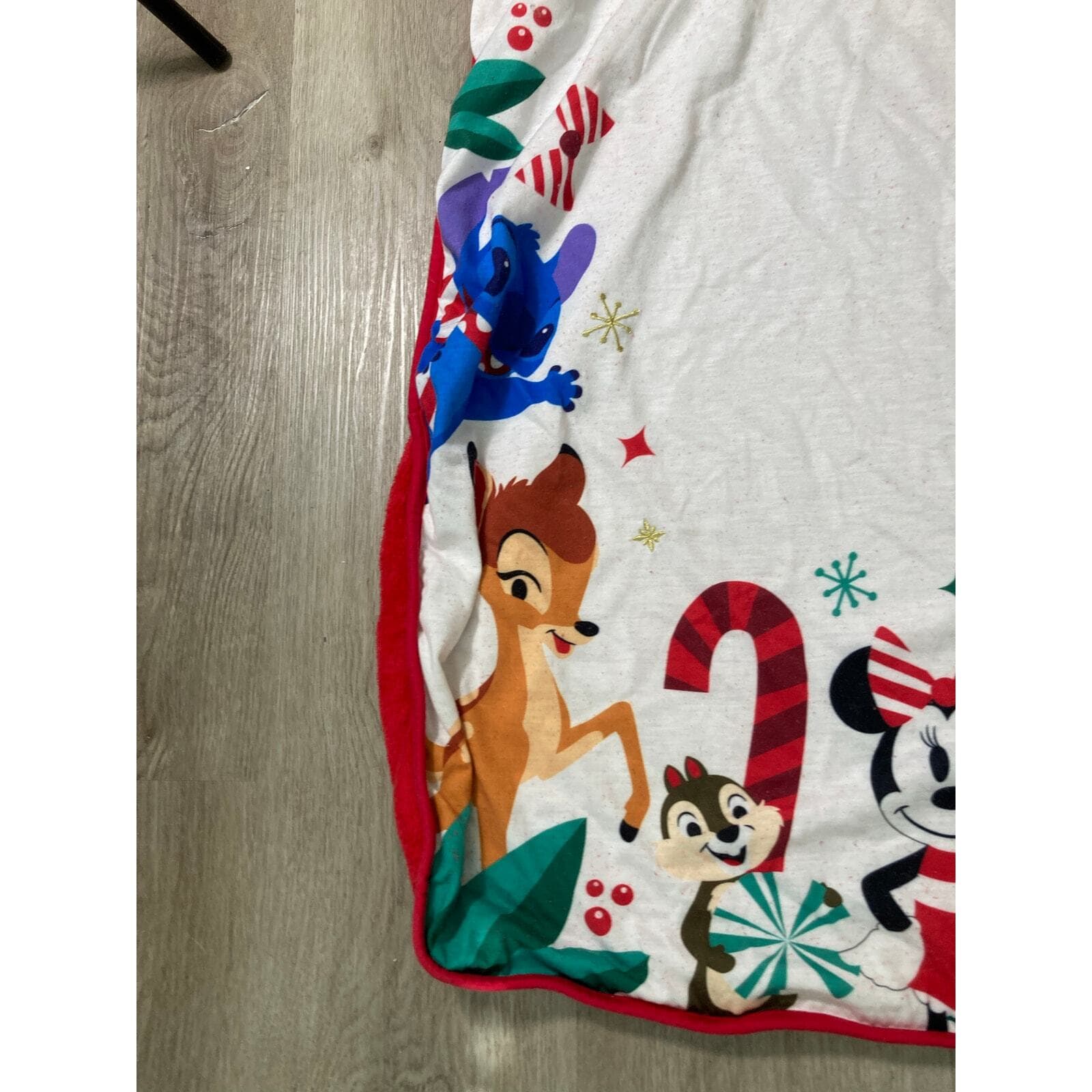 Disney Mickey & Friends My 1st Christmas Baby Crib Play Floor Blanket Multicolor - Thumbnail 4