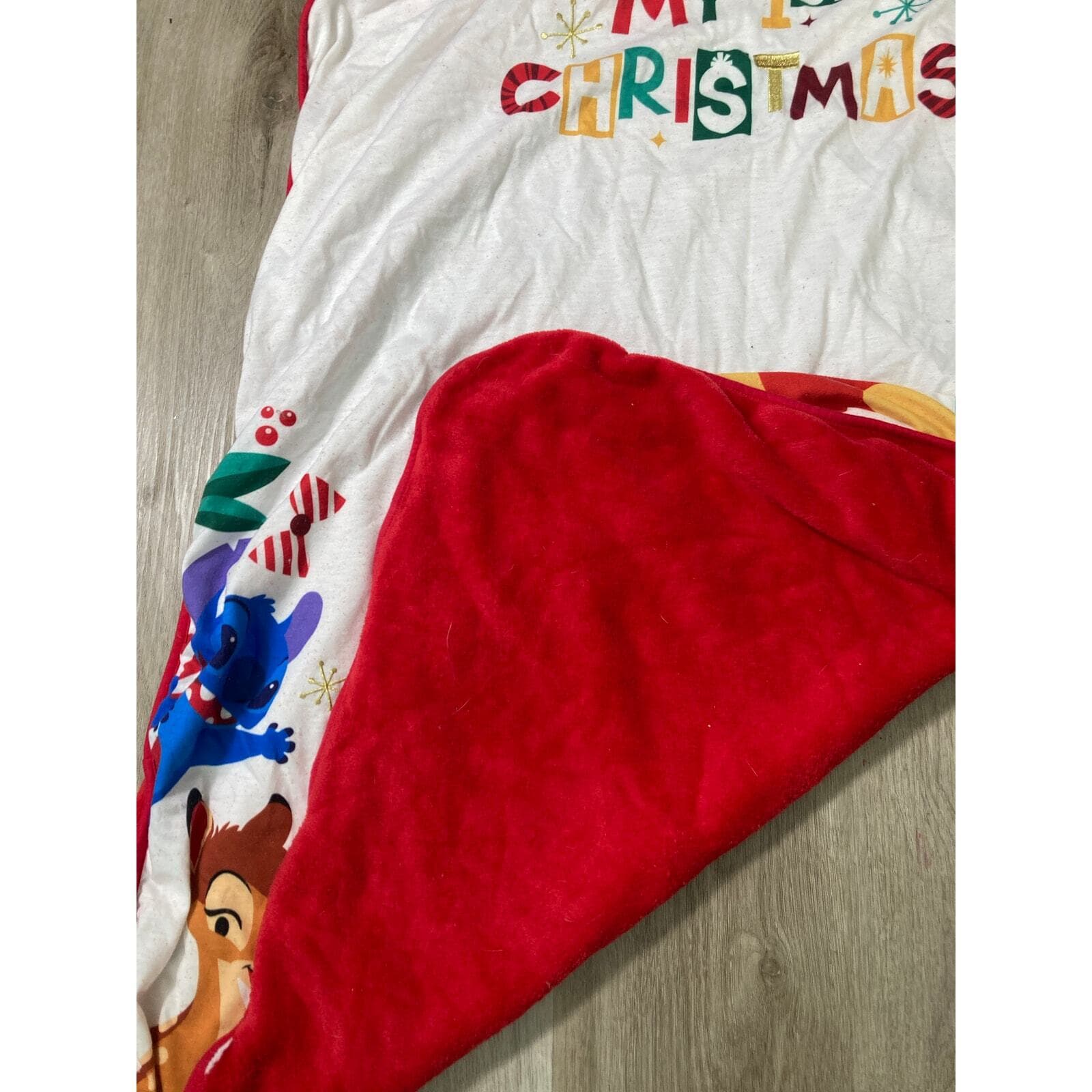 Disney Mickey & Friends My 1st Christmas Baby Crib Play Floor Blanket Multicolor - Thumbnail 8
