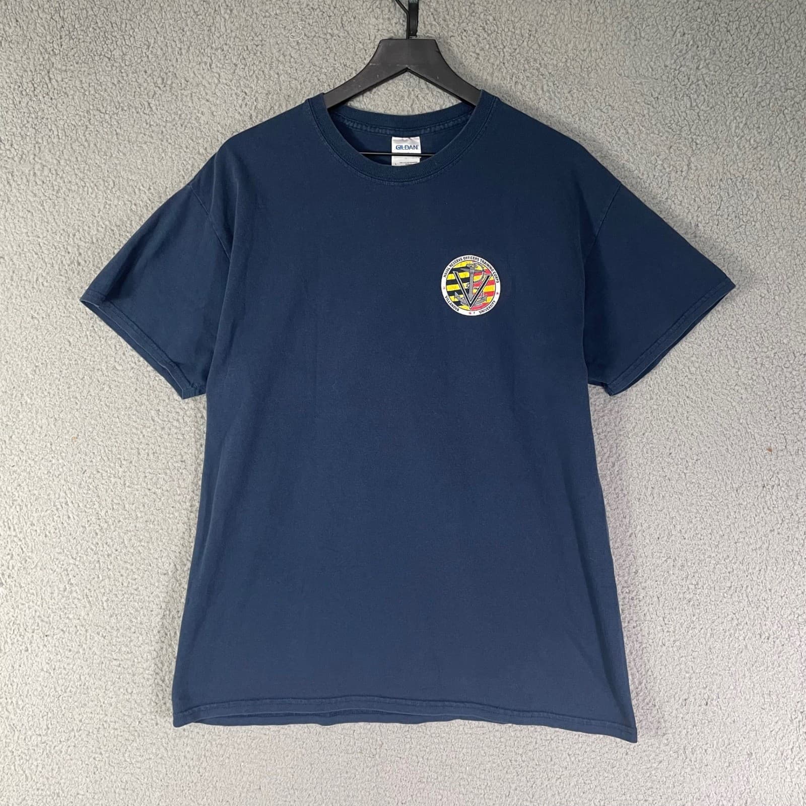 Villanova Navy NROTC T Shirt Mens M Blue Military ROTC Graphic Tee USA - Thumbnail 3
