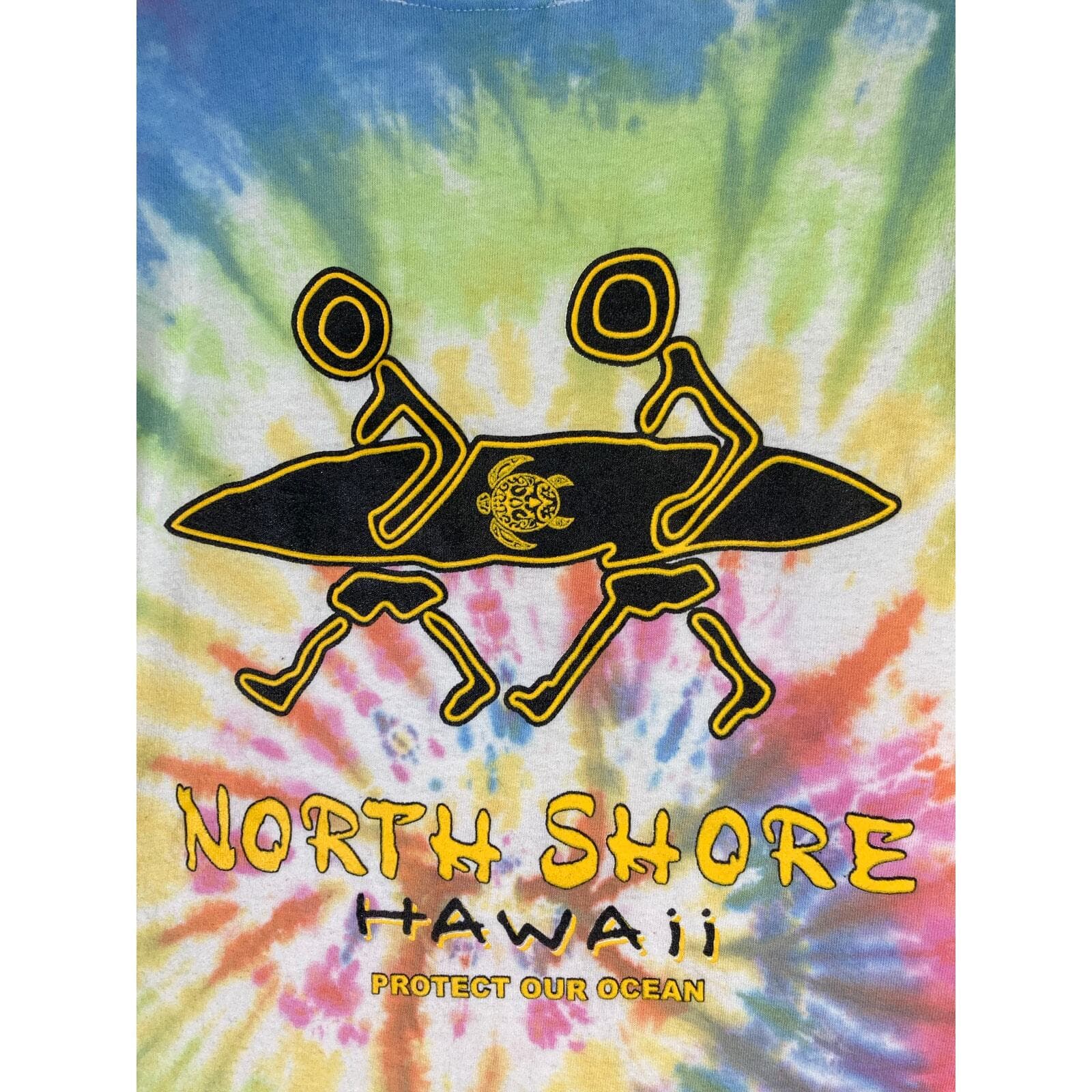 North Shore Hawaii Tie Dye Long Sleeve Shirt Unisex Size L Multicolor - Thumbnail 7