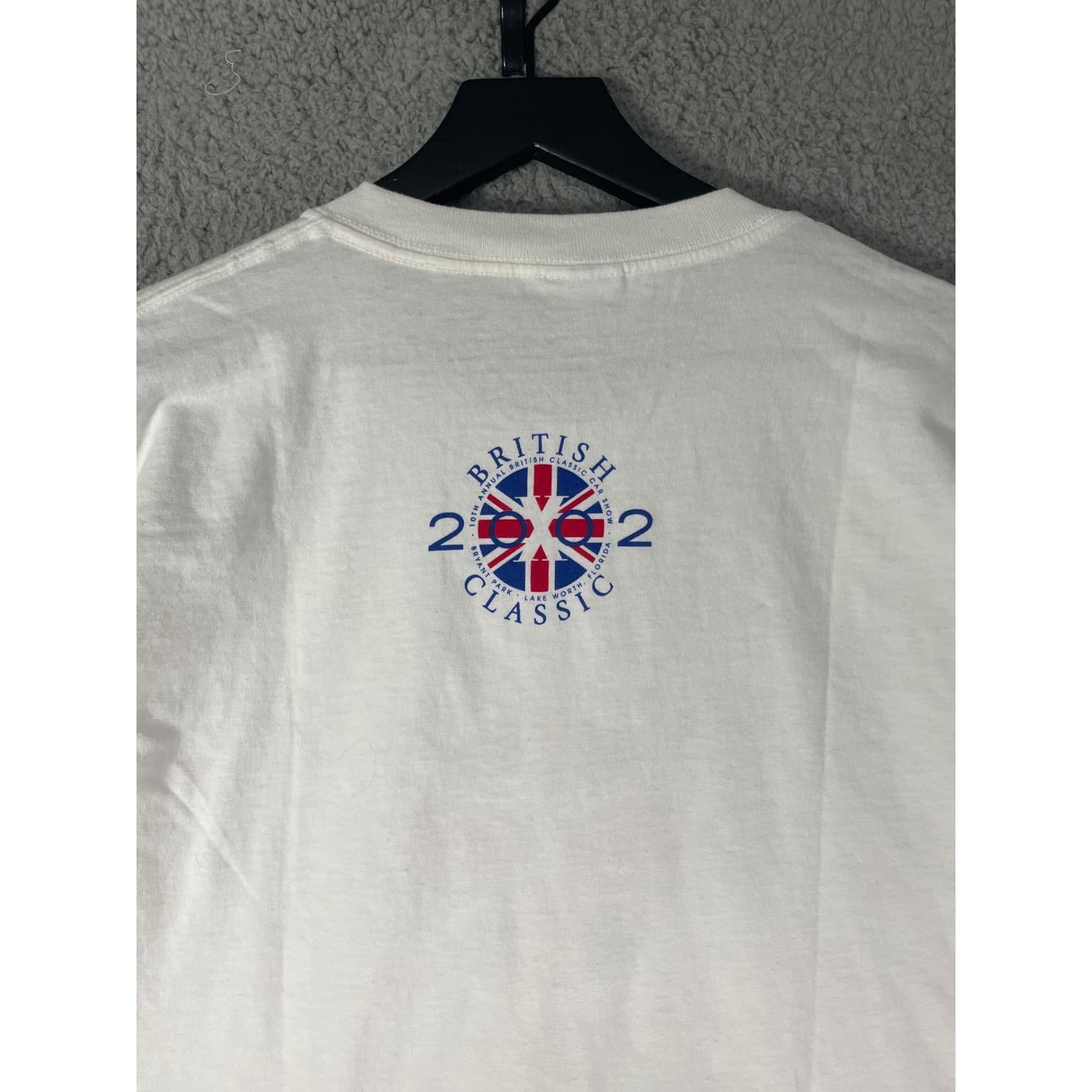 Vintage 2002 British Classic Car Show T Shirt Mens M Bryant Park Florida - Thumbnail 9