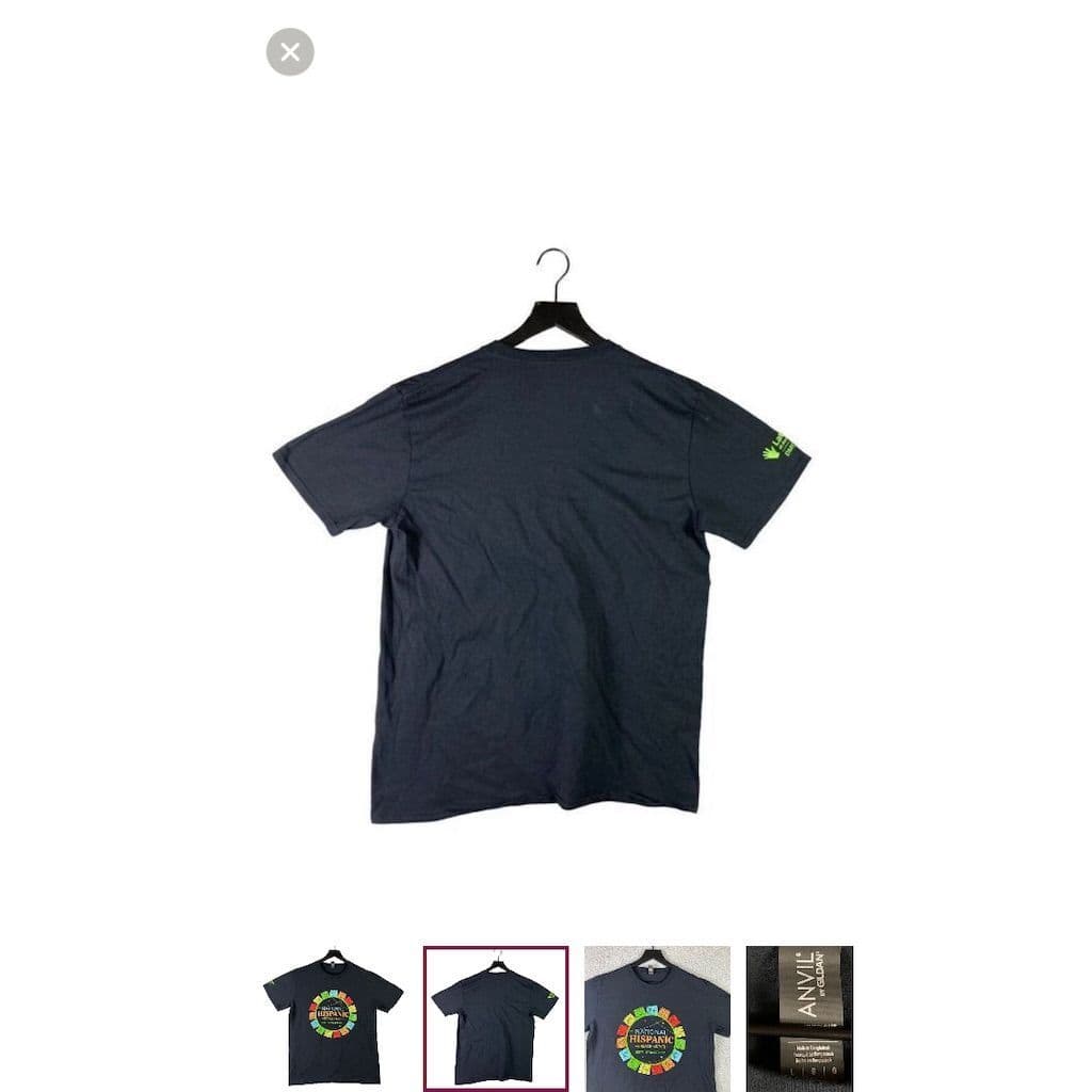 Anvil by Gildan National Hispanic Heritage Month T-Shirt Multi-Color L - Thumbnail 2