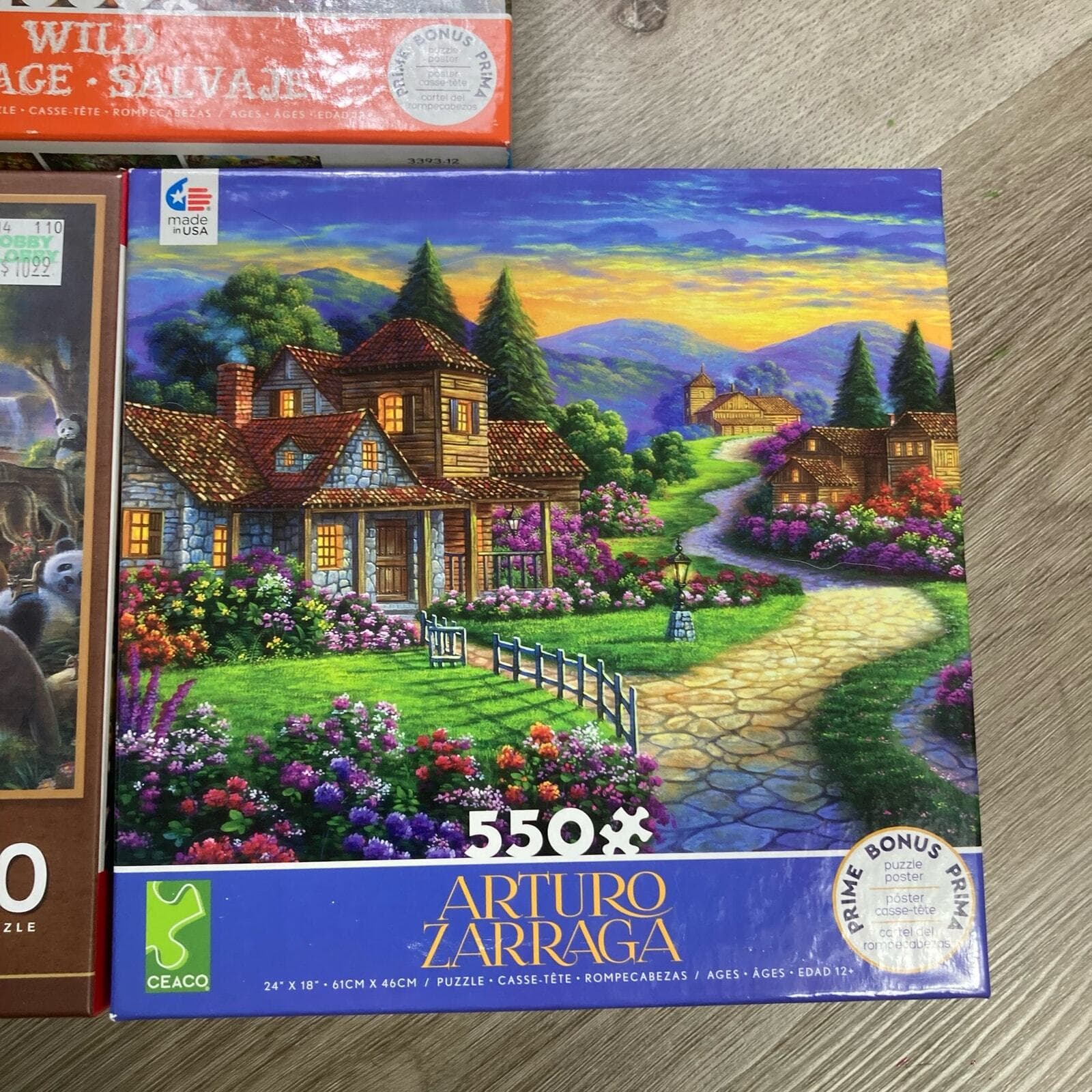 Puzzle Bundle 3 Pack Noah's Ark + Animals 550-1000 Pieces Animal Theme Ages 12+ - Thumbnail 4