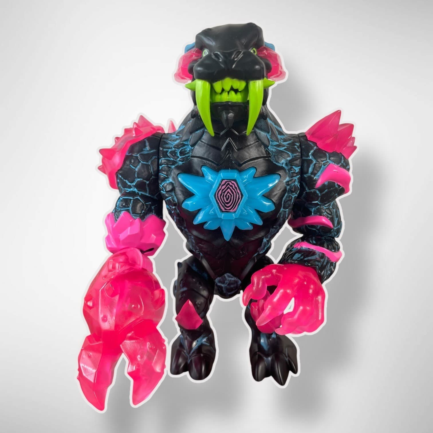MrBeast Lab Apex Beast Neon Panther Figure 6.5 Inch Moose Toys Articulated Toy - Thumbnail 2
