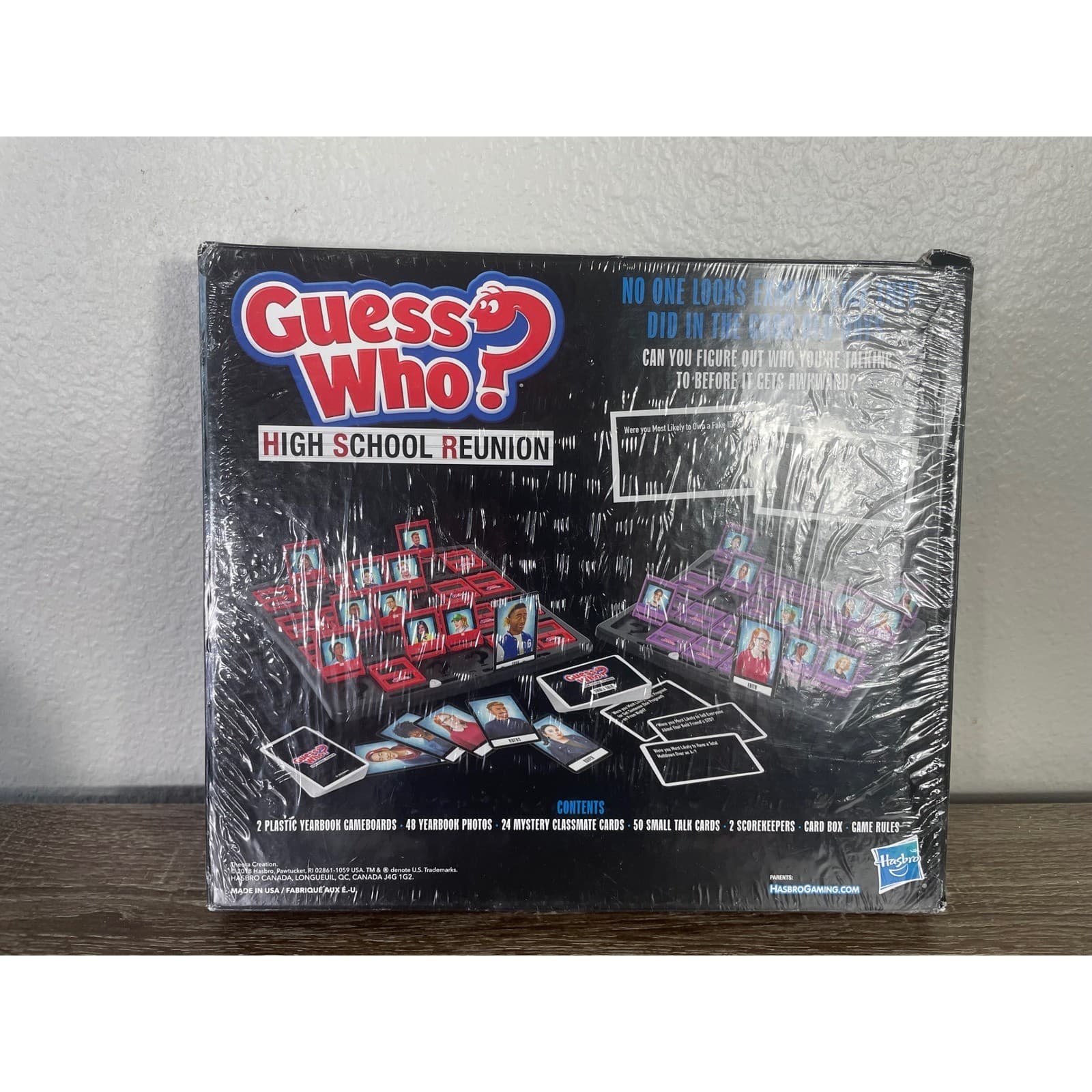 Guess Who High School Reunion Hasbro Adult Parody Board Game New Sealed Party - Thumbnail 7