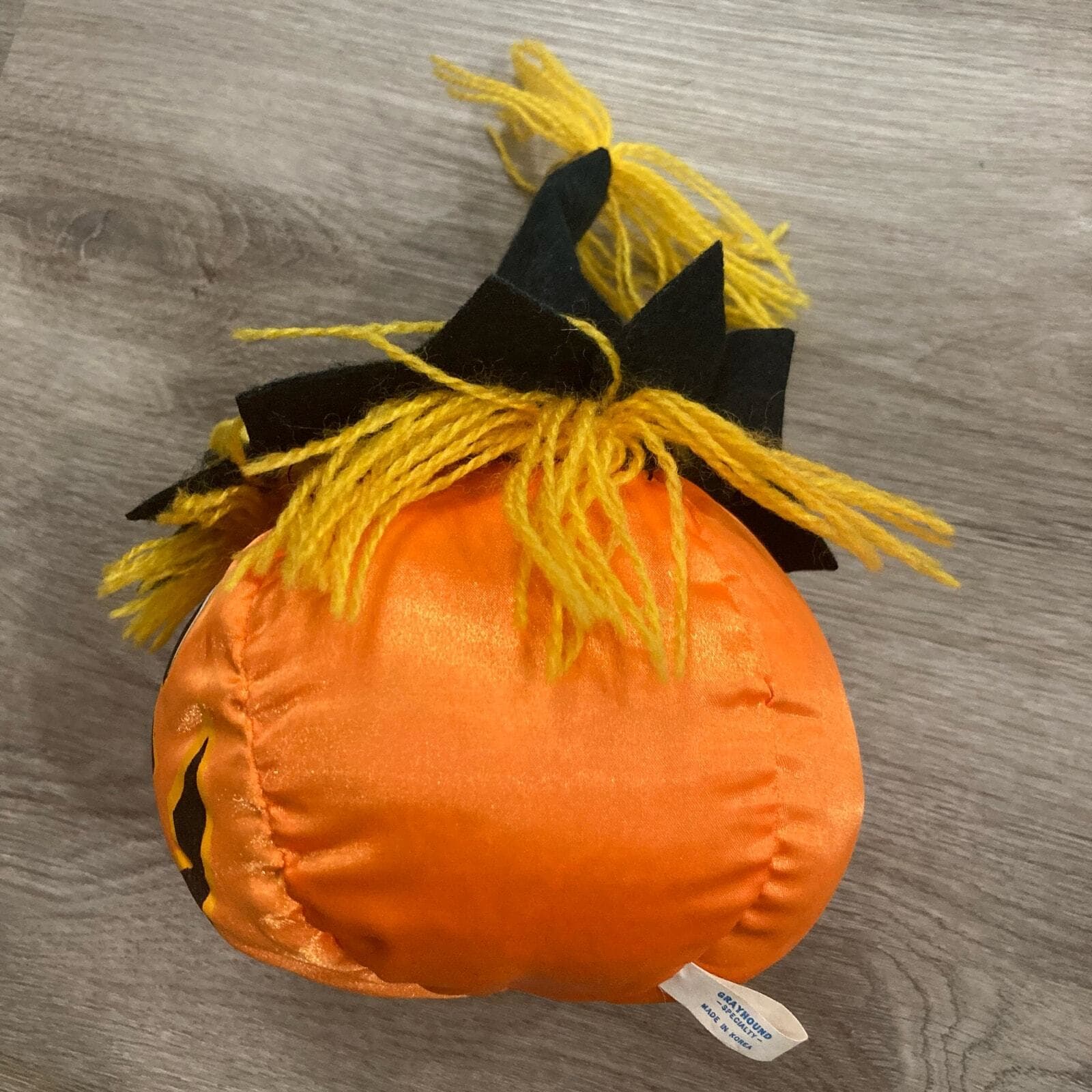 Vintage Grayhound Halloween Pumpkin Plush Toys - Set of 2 Small 6-14 in - Thumbnail 6