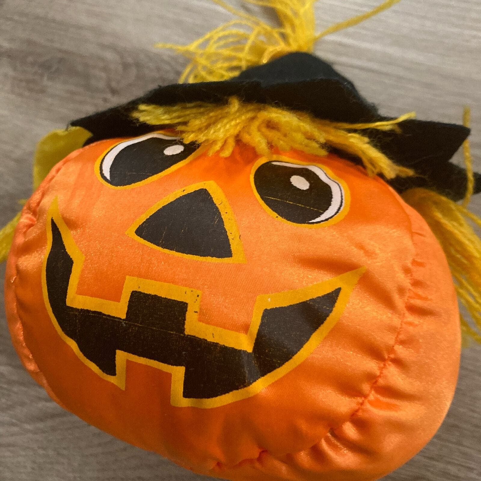 Vintage Grayhound Halloween Pumpkin Plush Toys - Set of 2 Small 6-14 in - Thumbnail 5