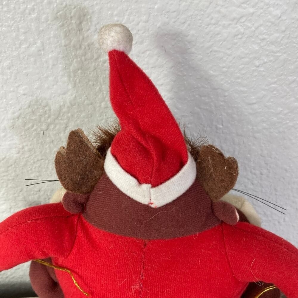 Vintage 1997 Looney Tunes Taz Santa Plush Doll Christmas Decor Warner Bros 7 in - Thumbnail 12