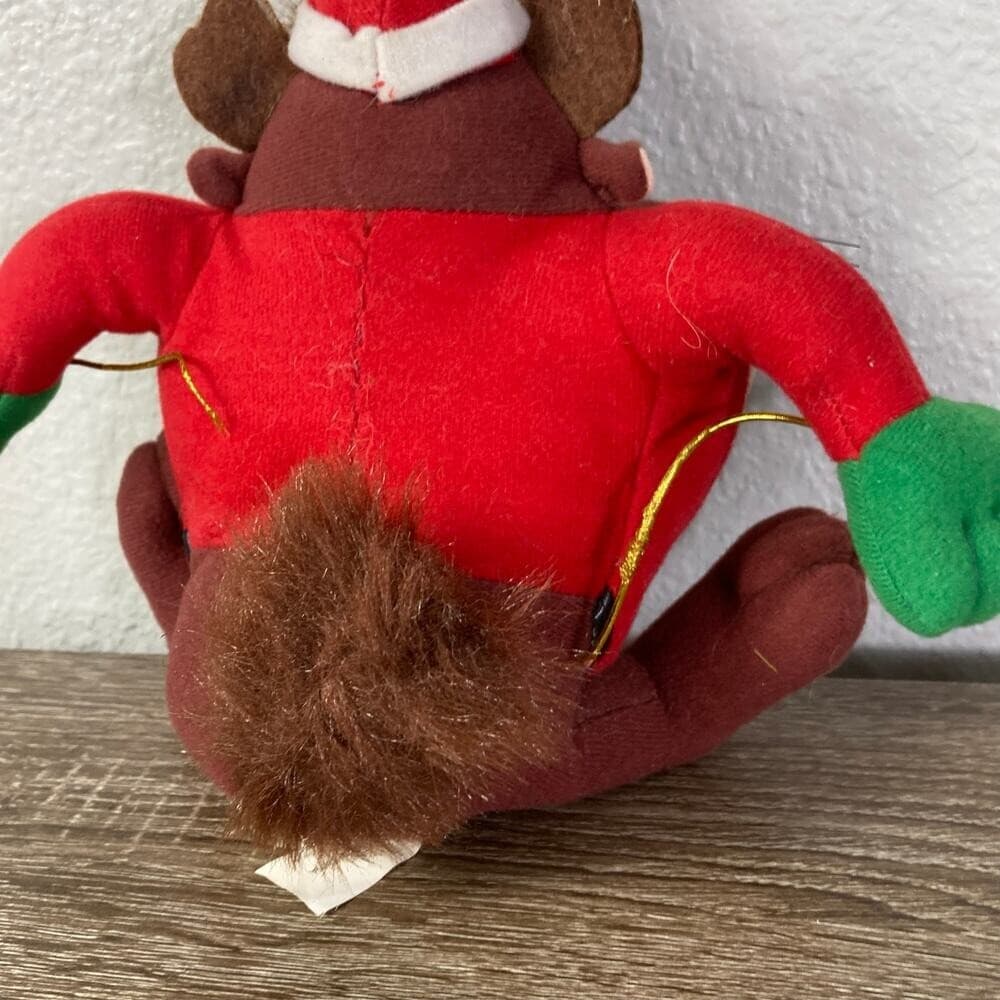 Vintage 1997 Looney Tunes Taz Santa Plush Doll Christmas Decor Warner Bros 7 in - Thumbnail 13
