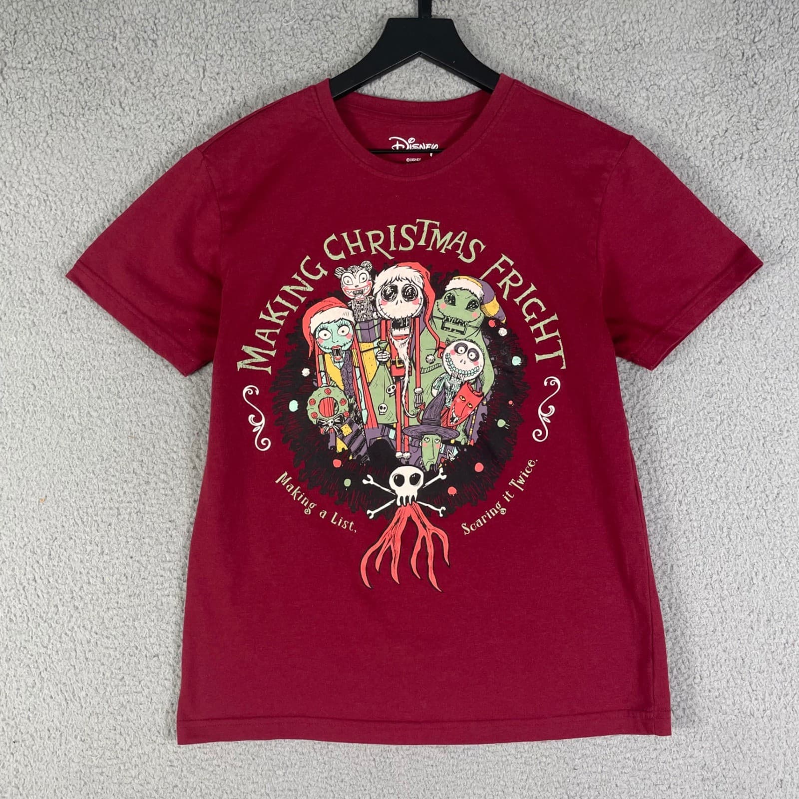 Nightmare Before Christmas Shirt Womens Small Jack Skellington Disney Halloween - Thumbnail 4