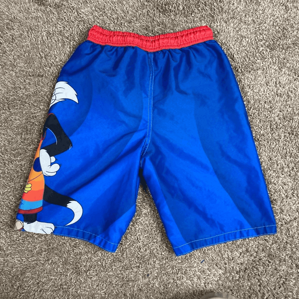 Space Jam Swim Trunks Shorts Youth Size M 10/12 Tune Squad Swimsuit Swimwear - Thumbnail 4