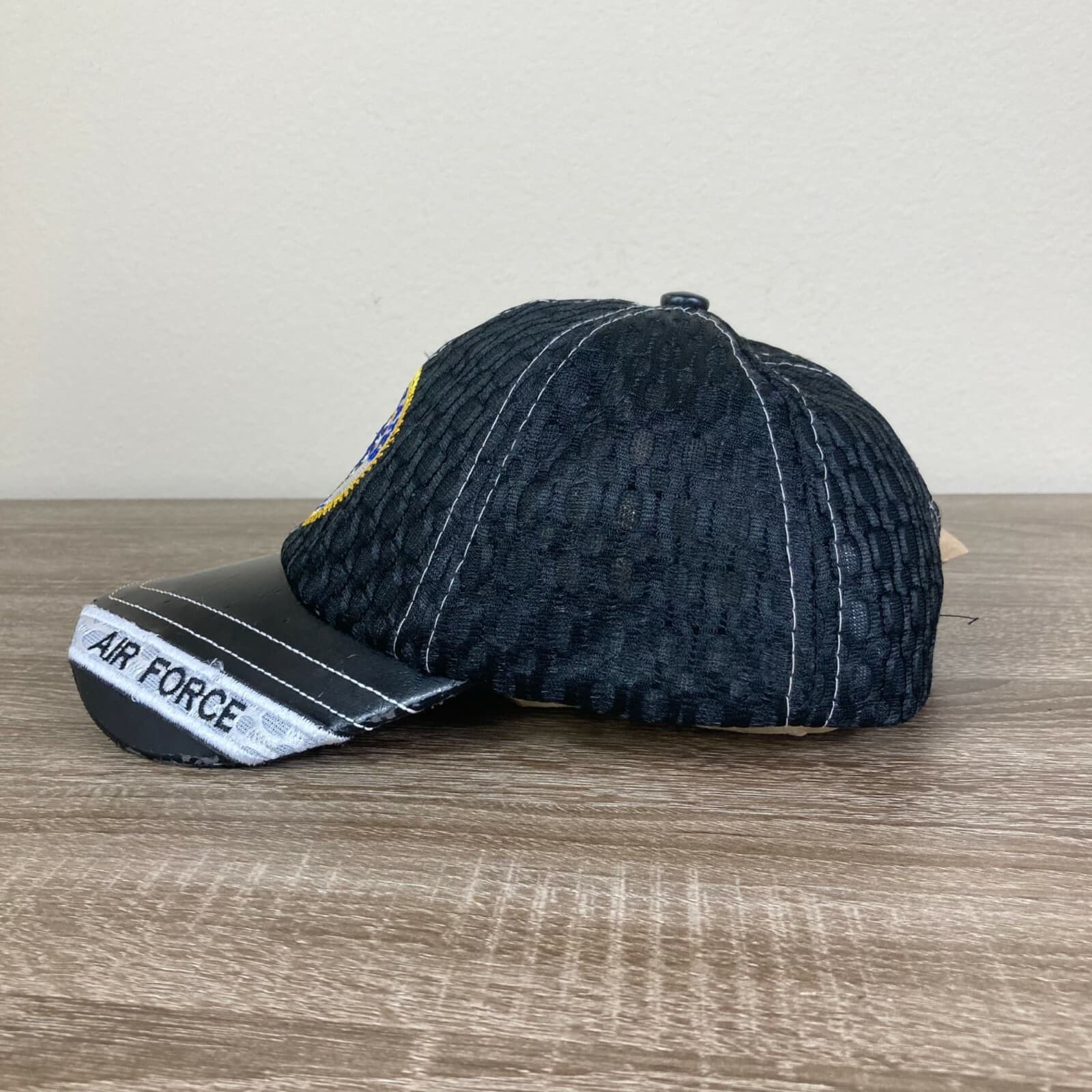 United States Air Force Hat USAF Unisex Military Embroidered USA Vet Black OSFA - Thumbnail 6