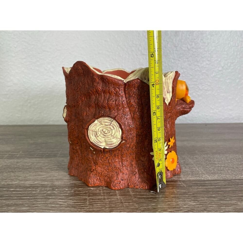 Disney Winnie the Pooh Tree Stump Ceramic Planter Decorative Display - Thumbnail 12