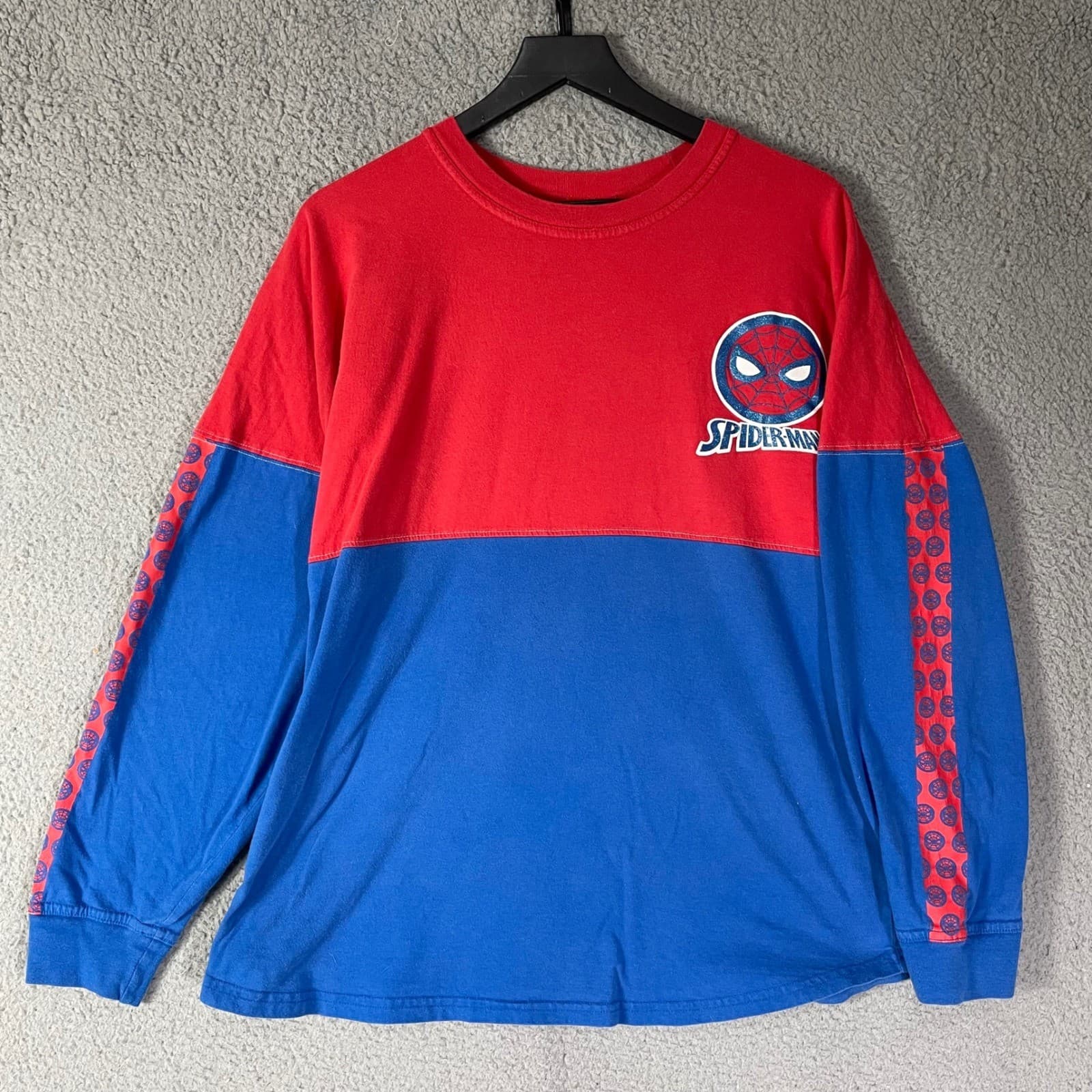 Universal Studios Marvel Spider-Man Spirit Jersey Adult Large Red Long Sleeve - Thumbnail 5
