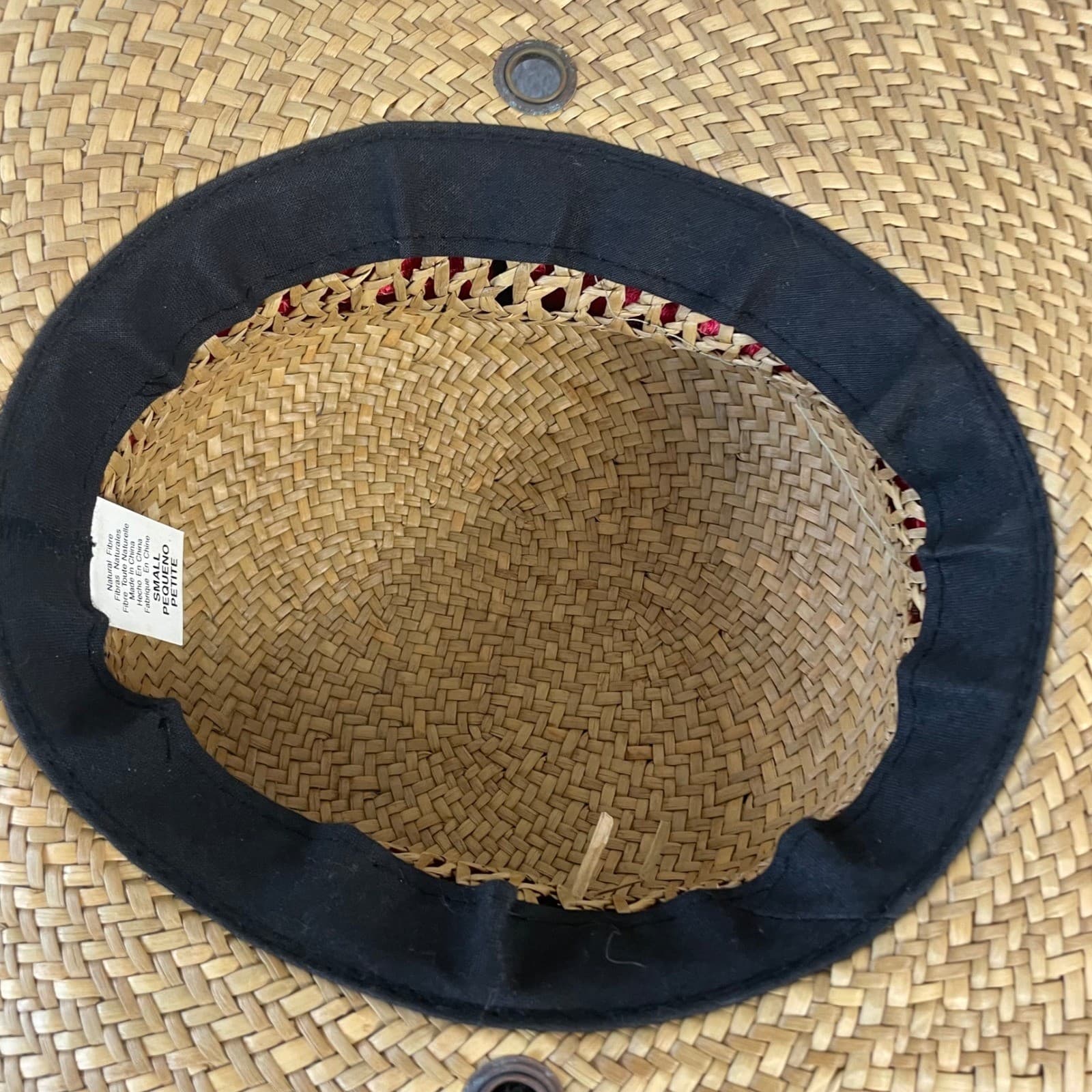 Disney Epcot Flower Garden Festival 2003 10th Anniversary Straw Hat Small - Thumbnail 9